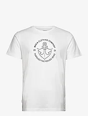 Makia - Hook t-shirt - kortärmade t-shirts - white - 0