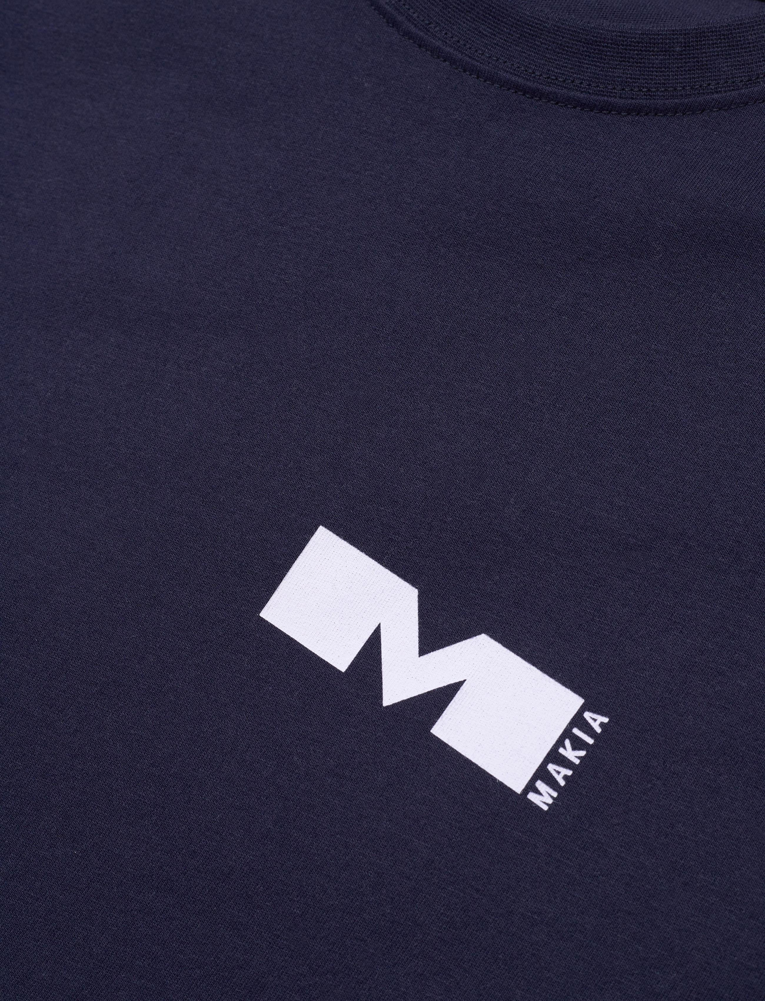 Makia - Statement T-Shirt - dark navy - 1