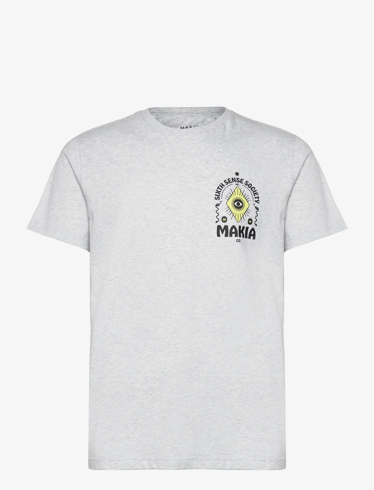 Makia - Sixth T-Shirt - lyhythihaiset - light grey - 0