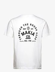 Makia - Ferry t-shirt - alhaisimmat hinnat - white - 1