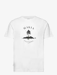 Makia - Skerry T-shirt - t-shirts - white - 0