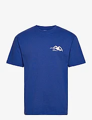 Makia - Swans T-shirt - kortärmade t-shirts - blue - 0