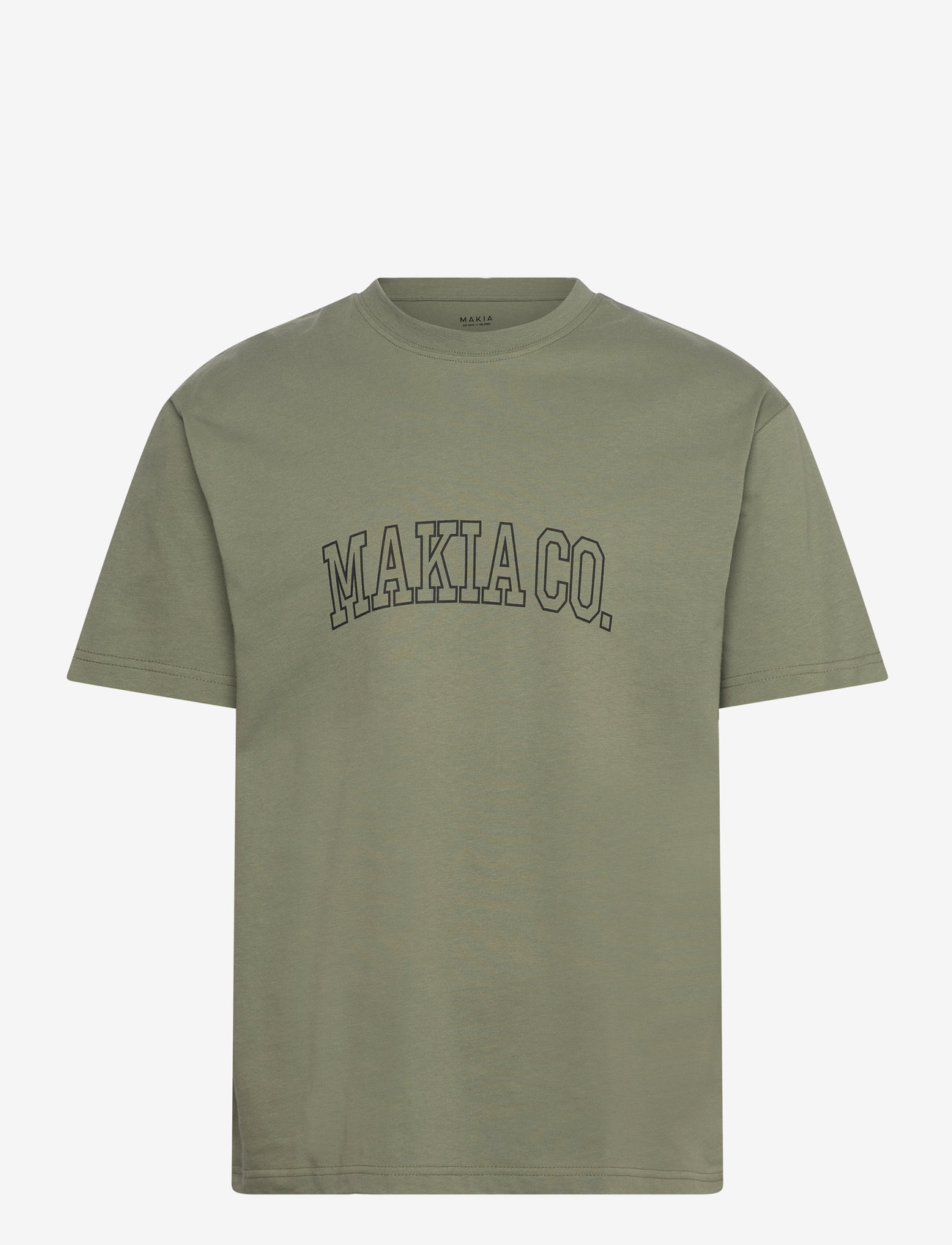 Makia - Nord T-Shirt - kortärmade t-shirts - deep sage - 0