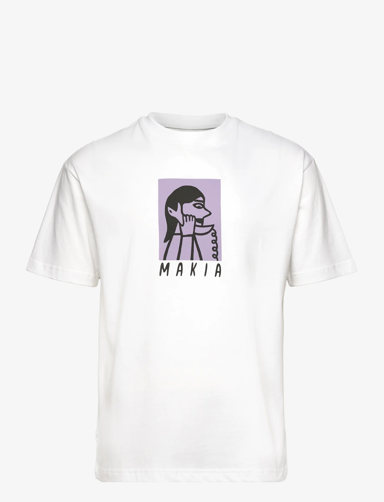 Makia - Snakecall t-shirt - madalaimad hinnad - white - 0