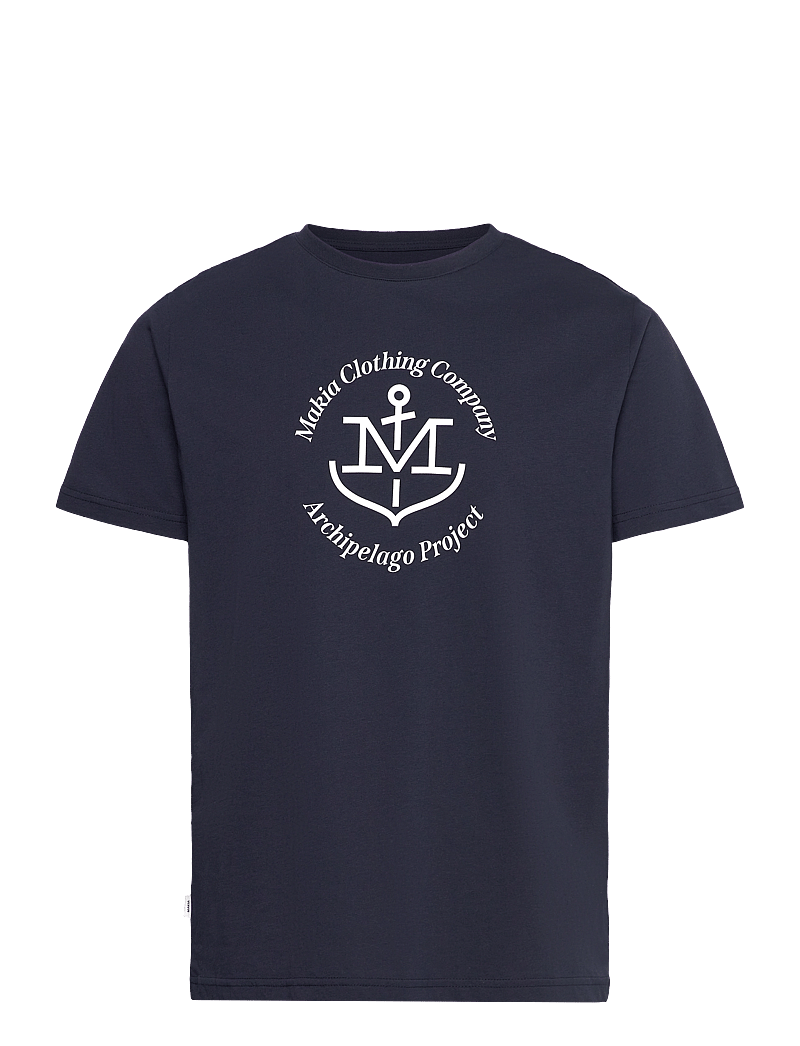 Makia - A-Project T-Shirt - t-shirts - dark navy - 0