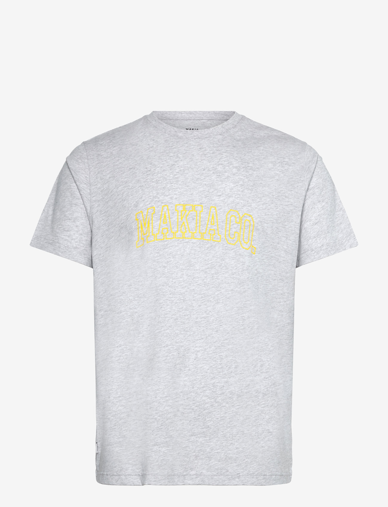Makia - Northern T-Shirt - krótki rękaw - light grey - 0