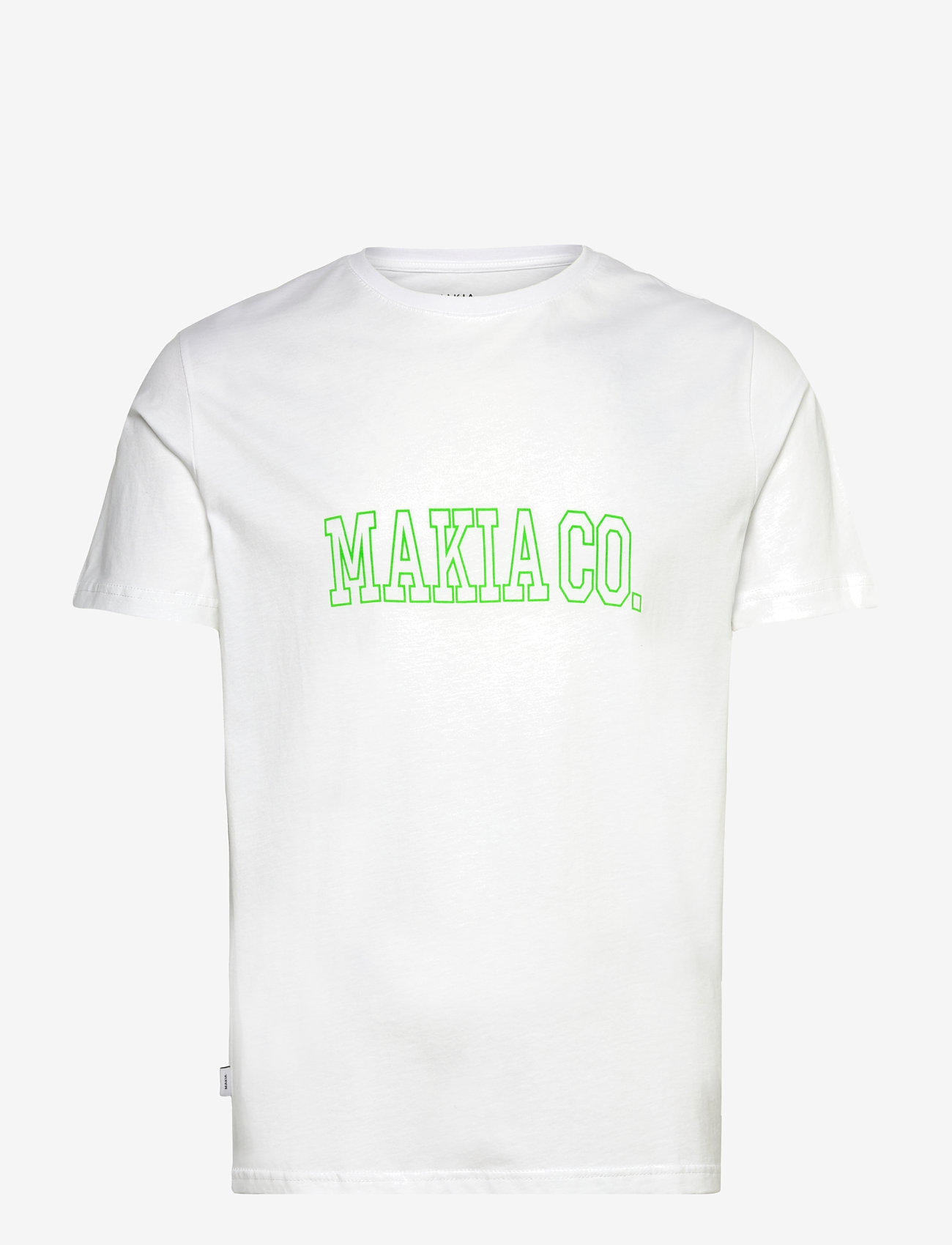 Makia - Northern T-Shirt - kortärmade t-shirts - white - 0