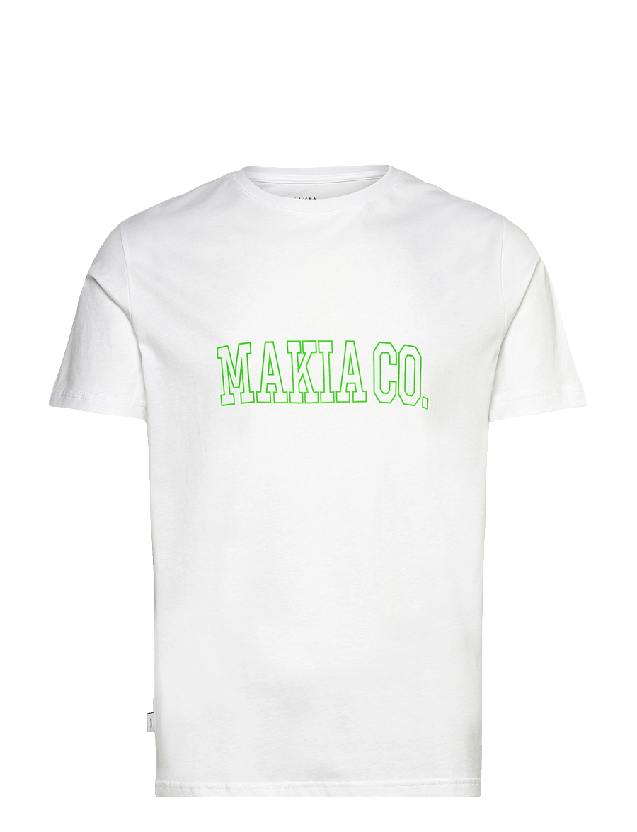 Makia - Northern T-Shirt - kortærmede t-shirts - white - 0