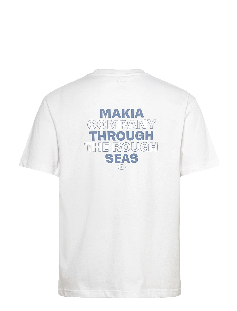 Makia - Aft T-Shirt - t-shirts - white - 1