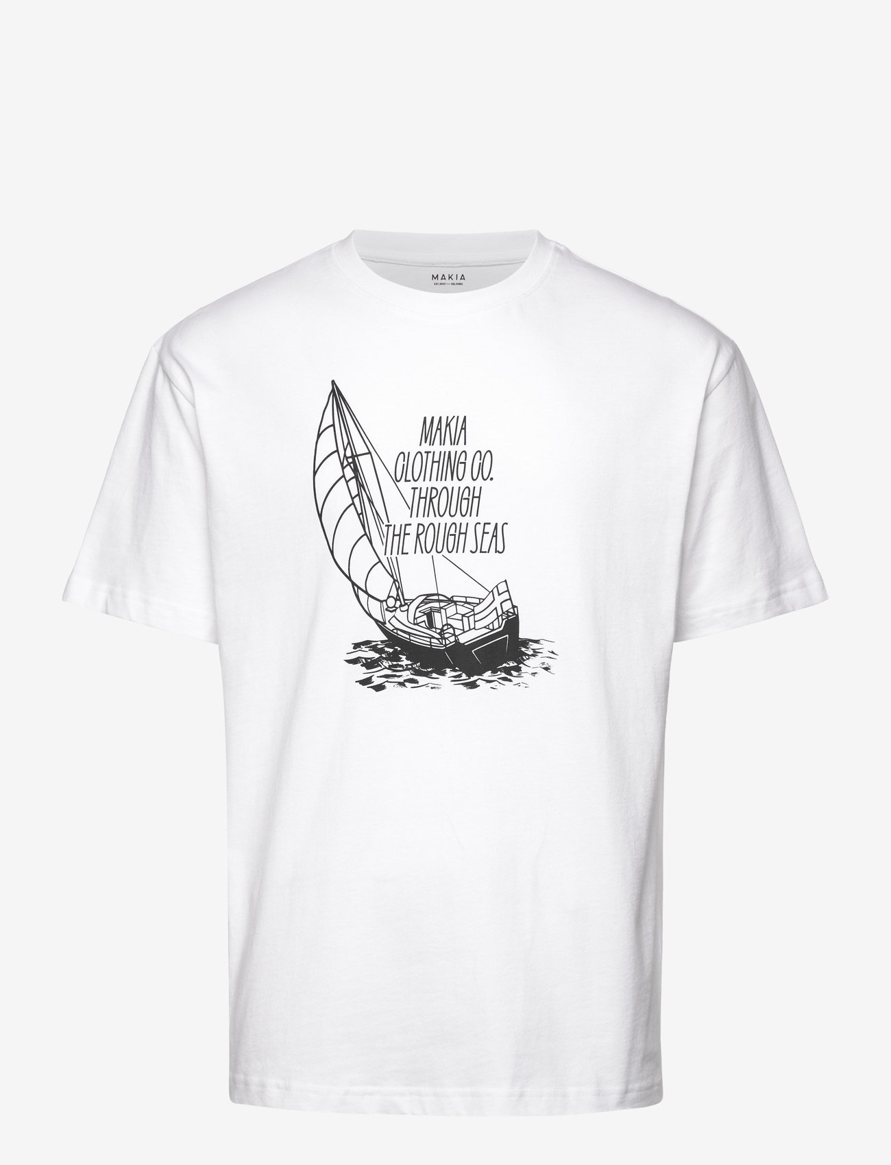 Makia - Sail T-Shirt - sügisesed riided - white - 0