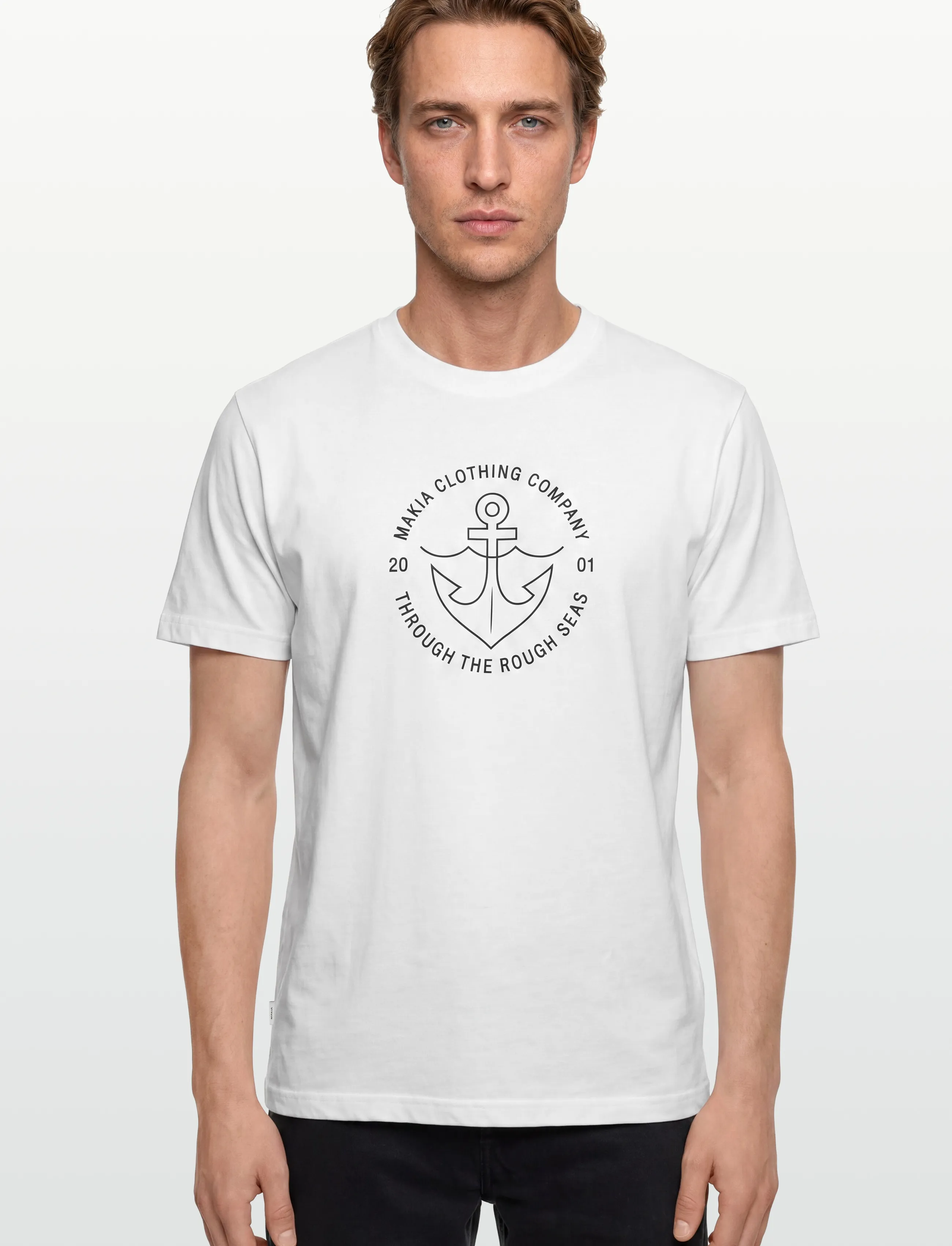 Makia - Hook T-shirt - lühikeste varrukatega t-särgid - white - 3