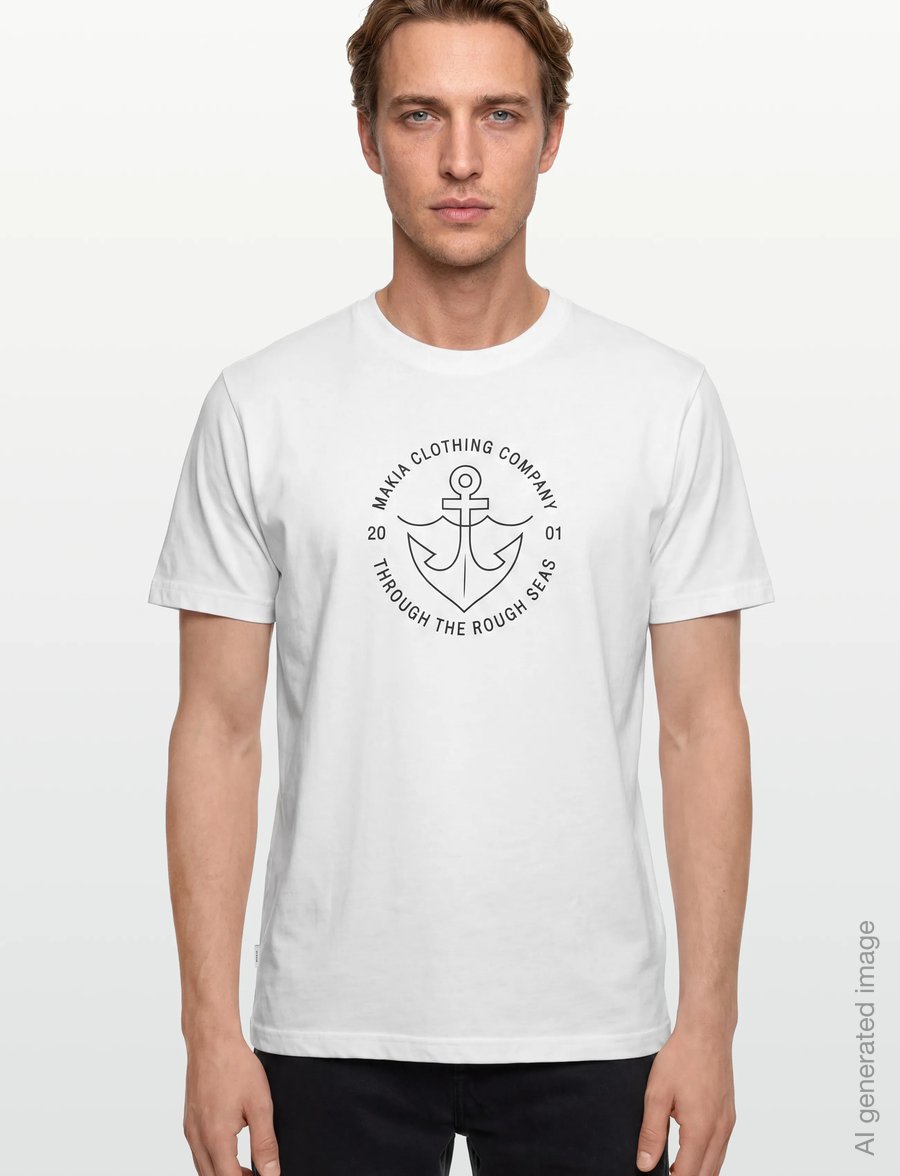 Makia - Hook T-shirt - lühikeste varrukatega t-särgid - white - 3