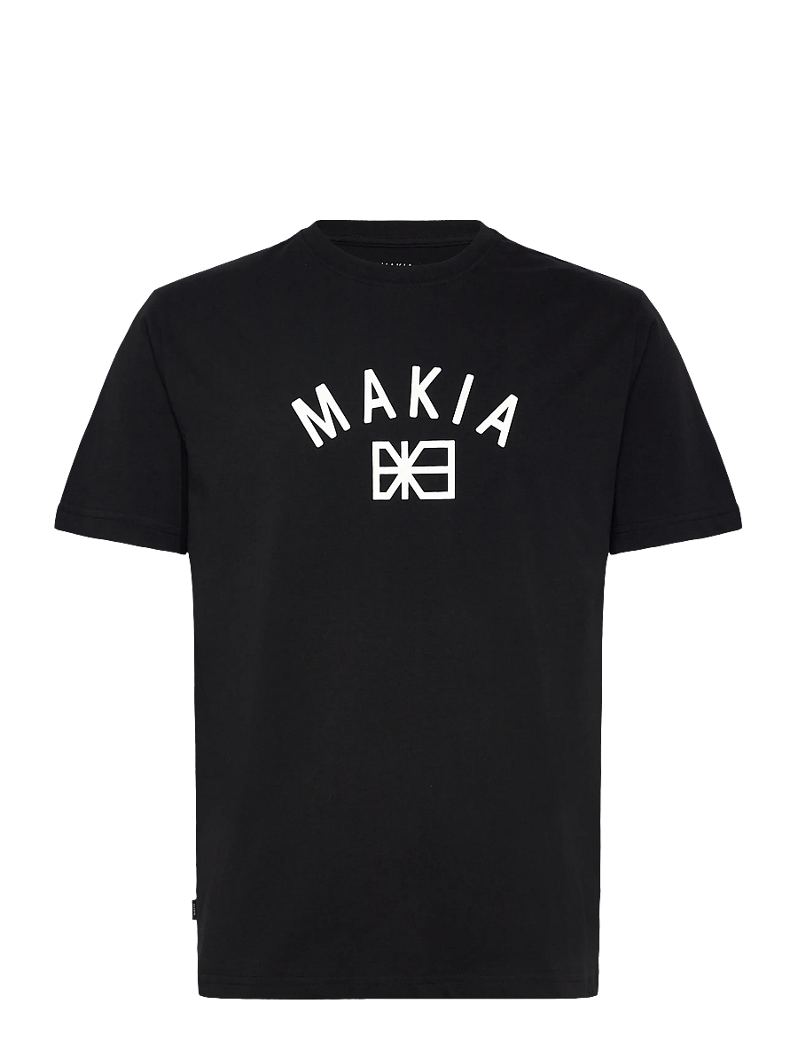 Makia - Port T-shirt - kortærmede t-shirts - black - 1