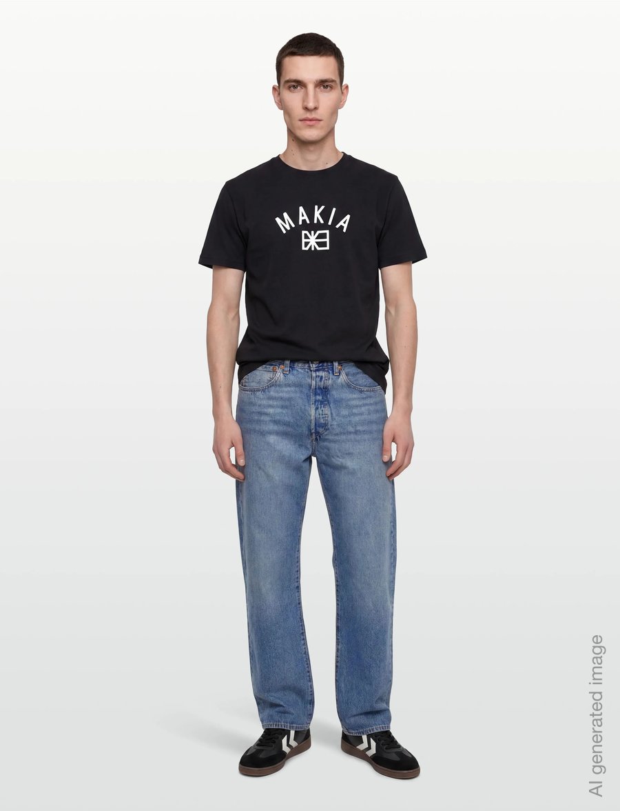 Makia - Port T-shirt - kortærmede t-shirts - black - 0
