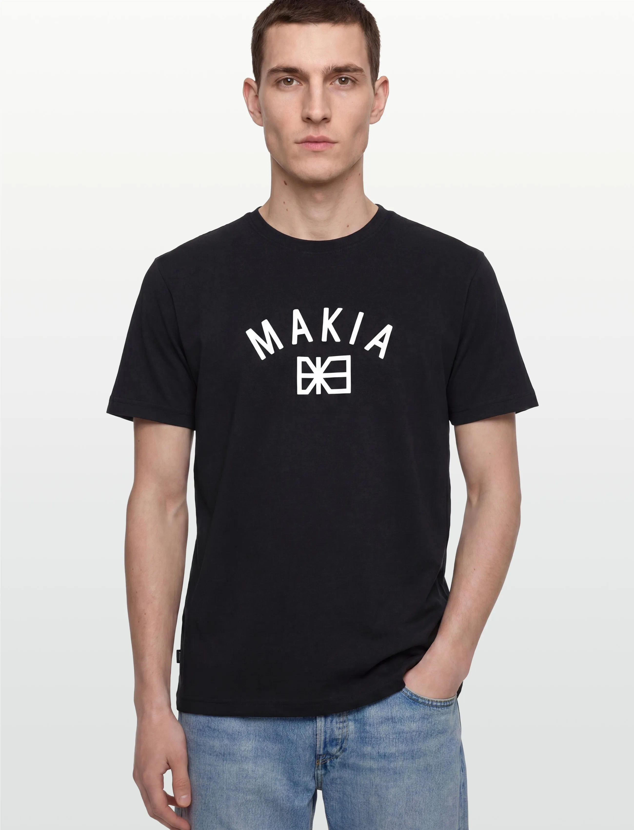 Makia - Port T-shirt - kurzärmelig - black - 3