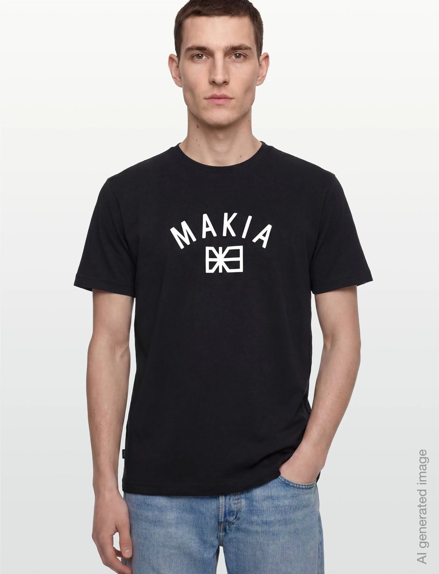 Makia - Port T-shirt - kortærmede t-shirts - black - 3