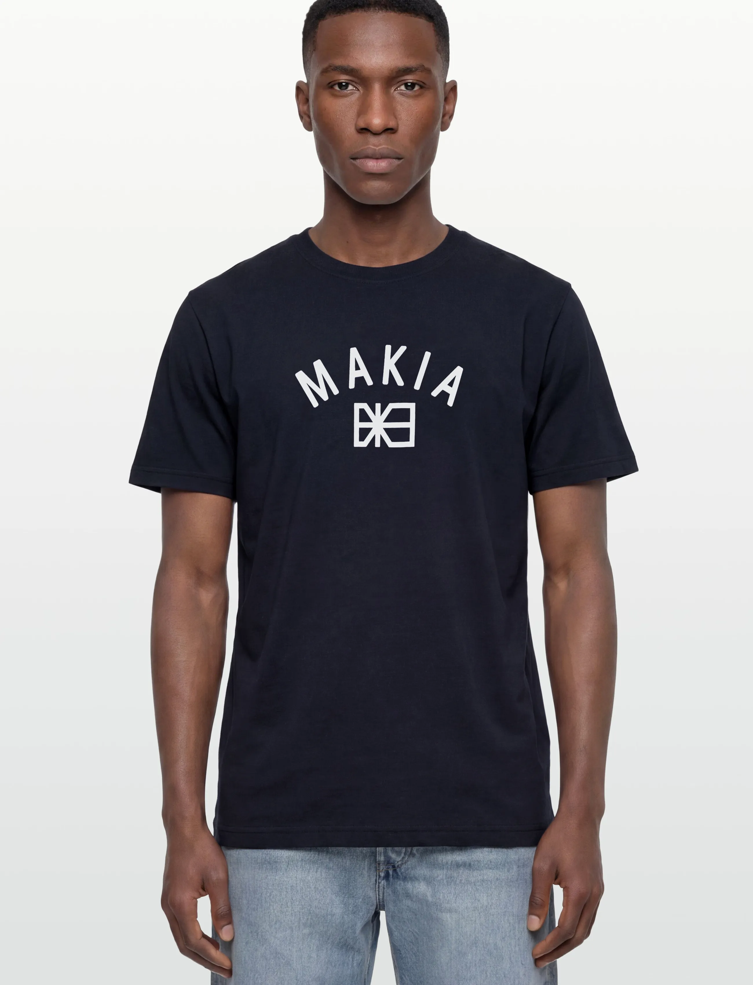 Makia - Port T-shirt - lyhythihaiset - dark navy - 3