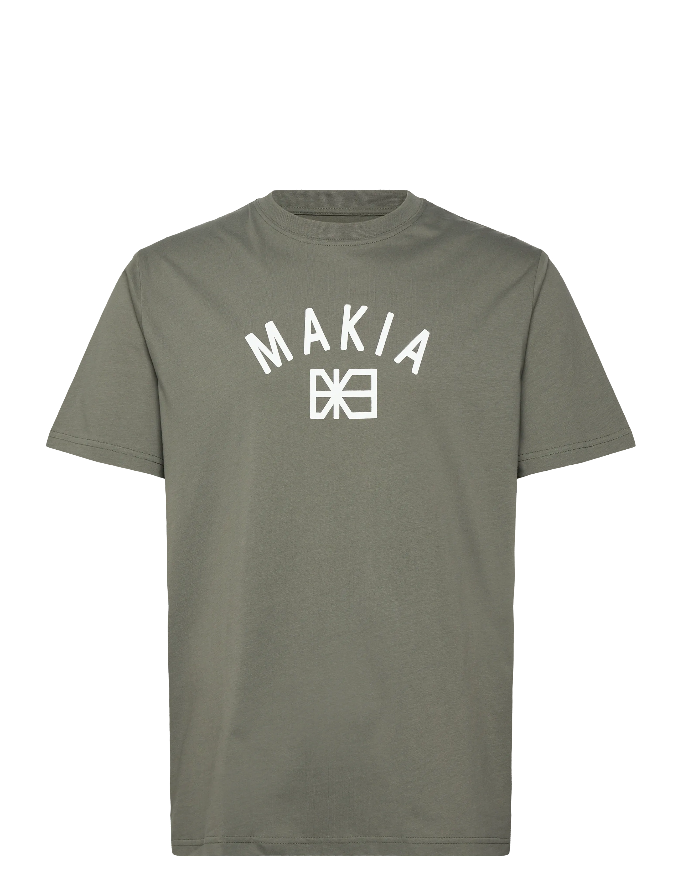 Makia Port T-shirt - Makia - THYME / khaki/green