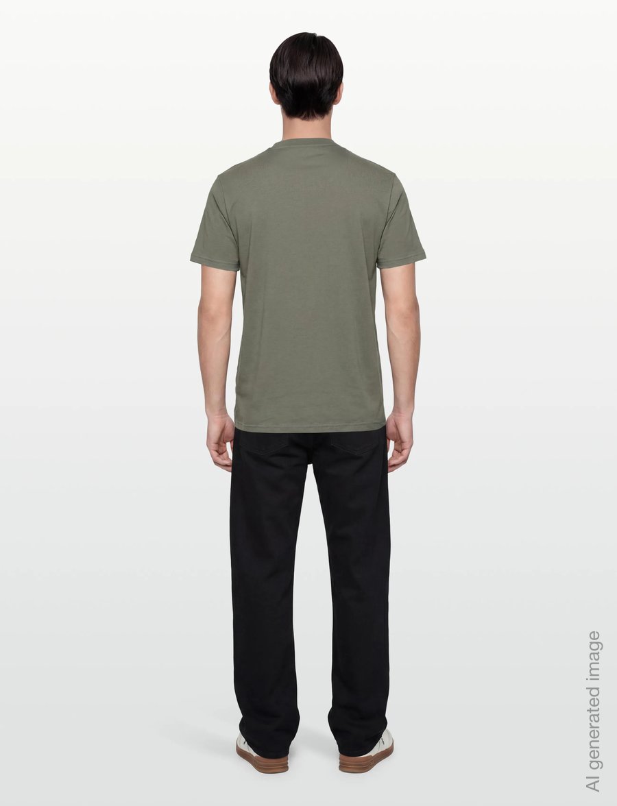 Makia - Port T-shirt - short-sleeved t-shirts - thyme - 4