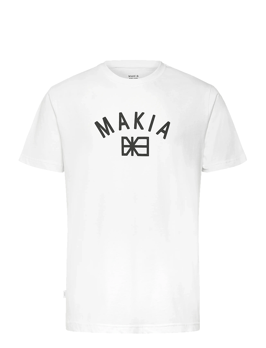Makia - Port T-shirt - kortærmede t-shirts - white - 1