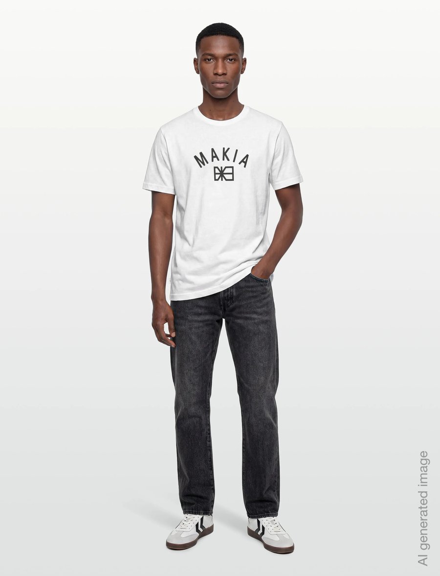 Makia - Port T-shirt - kortærmede t-shirts - white - 0