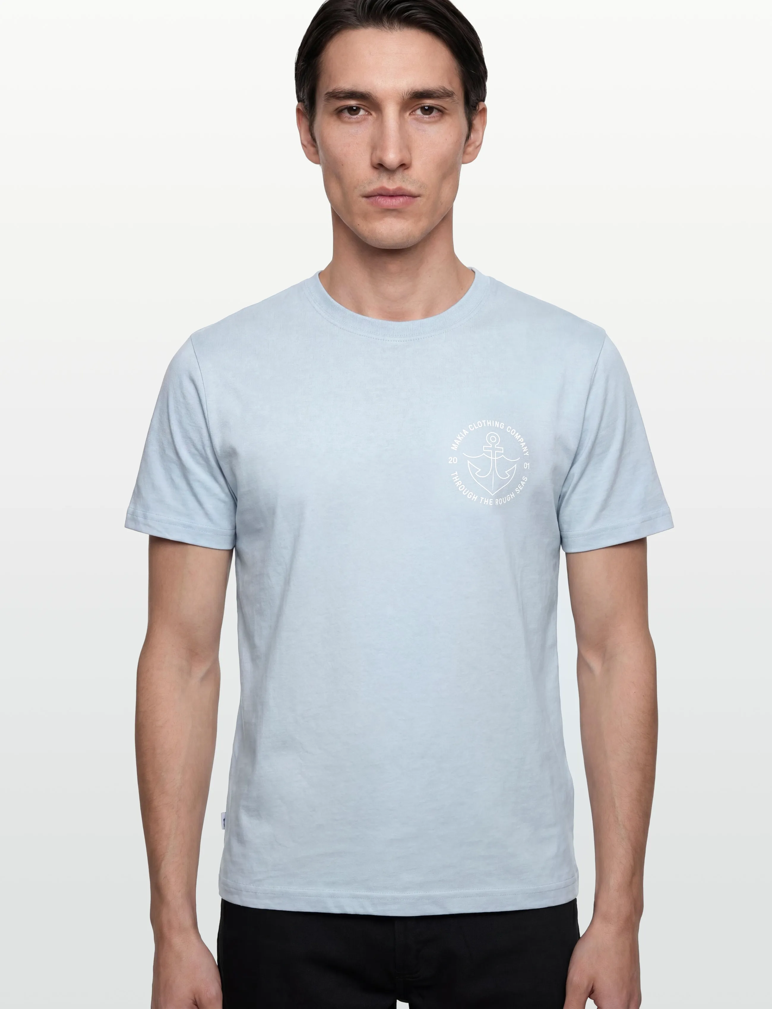 Makia - Barbless T-shirt - short-sleeved t-shirts - sky blue - 3