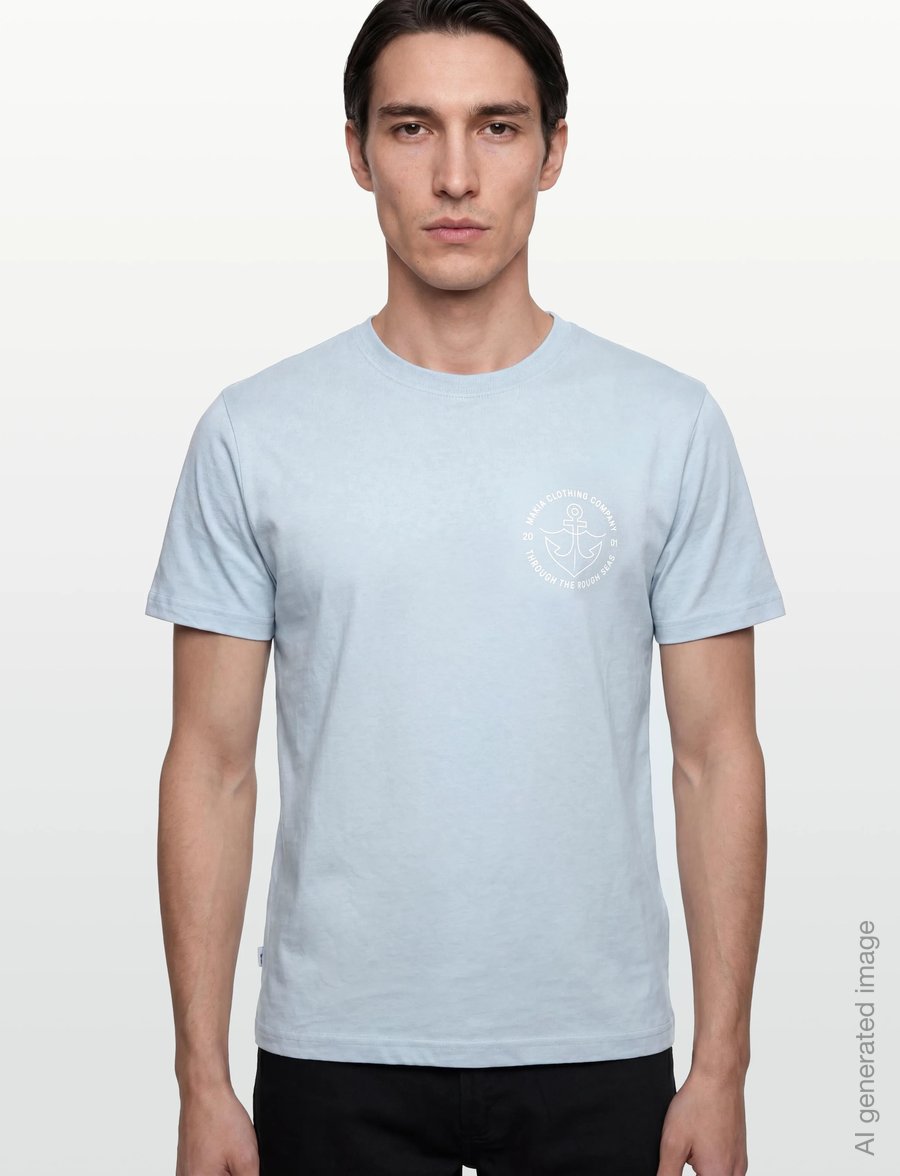 Makia - Barbless T-shirt - kortærmede t-shirts - sky blue - 3