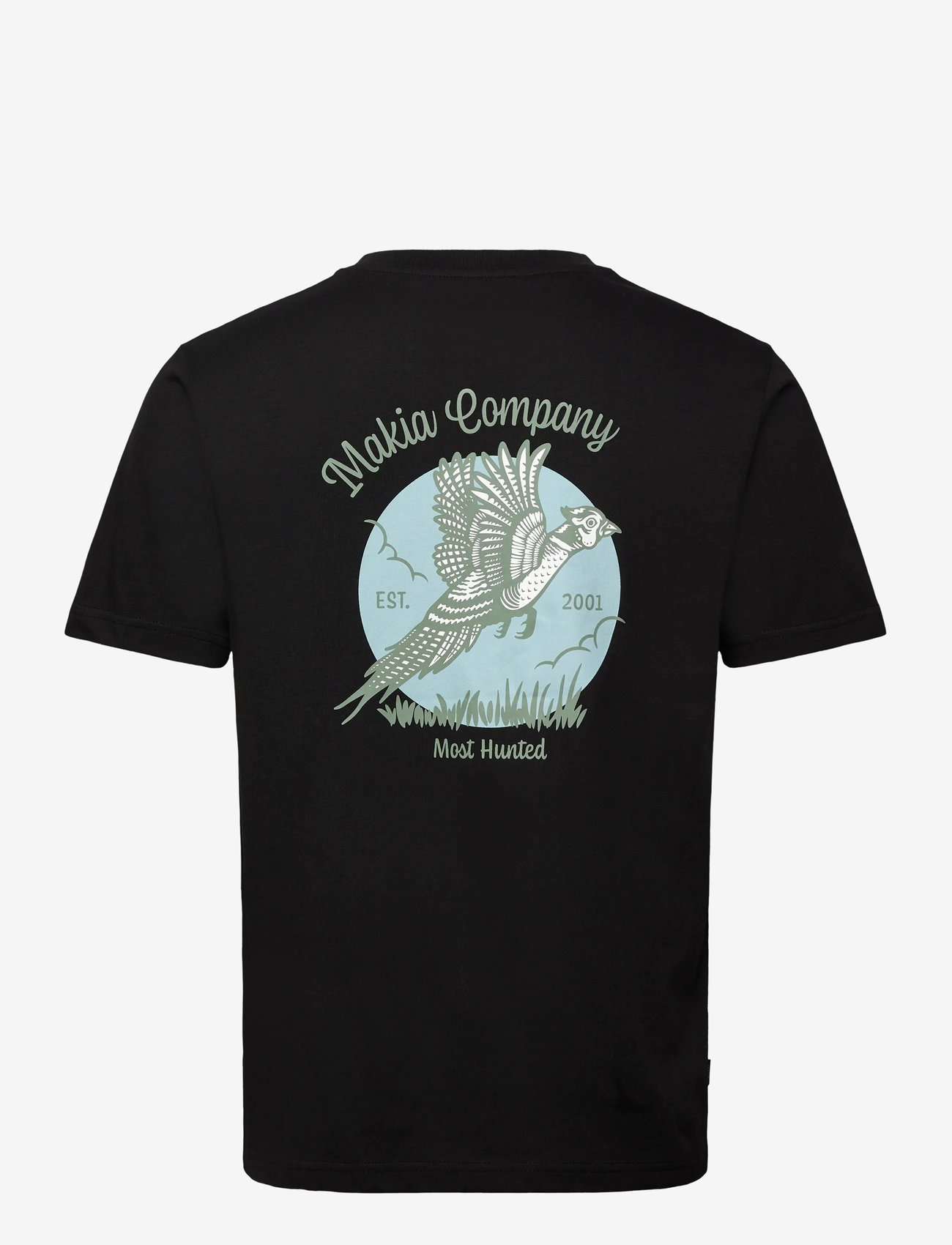 Makia - Hunted T-shirt - kortärmade t-shirts - black - 1