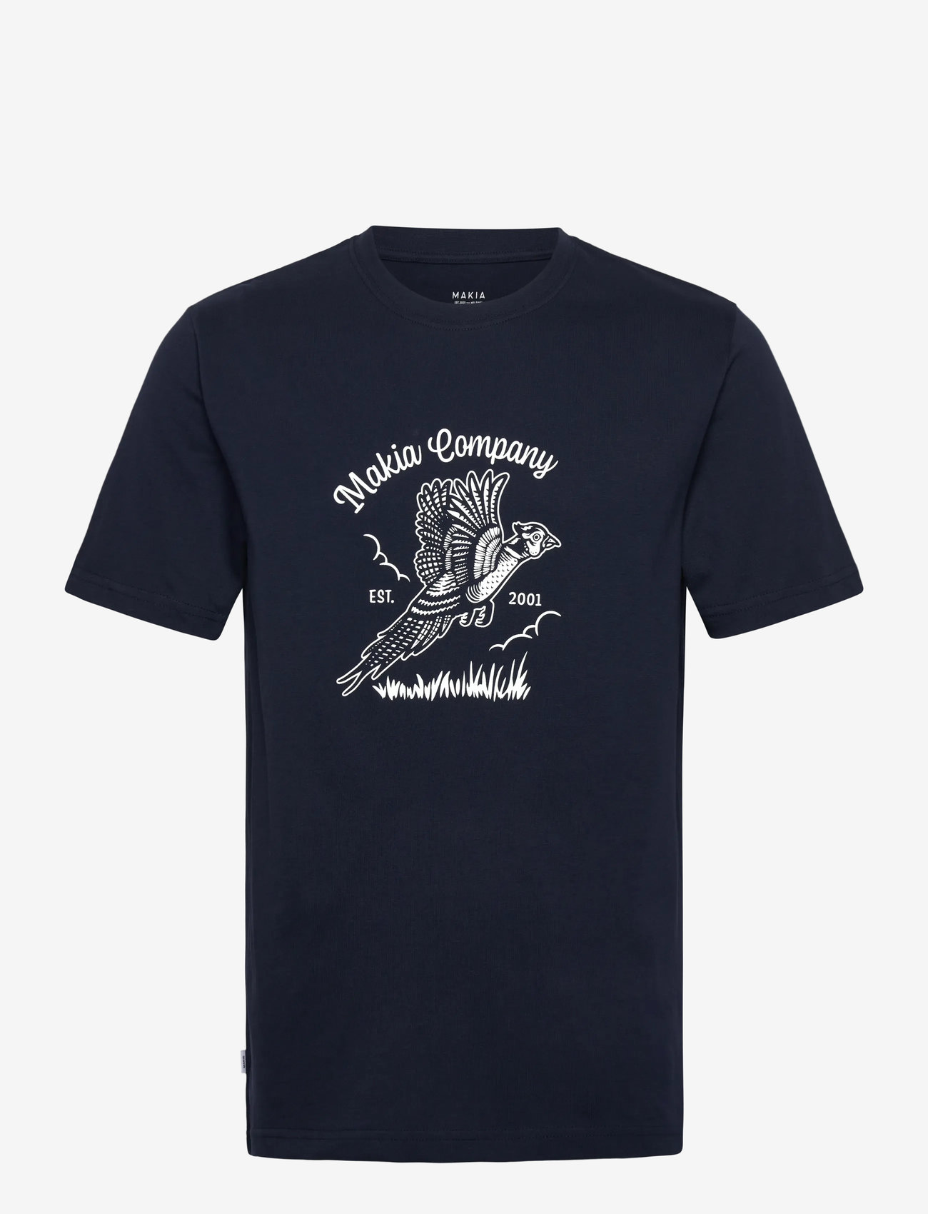 Makia - Sprint  T-shirt - efterårstøj - dark navy - 0