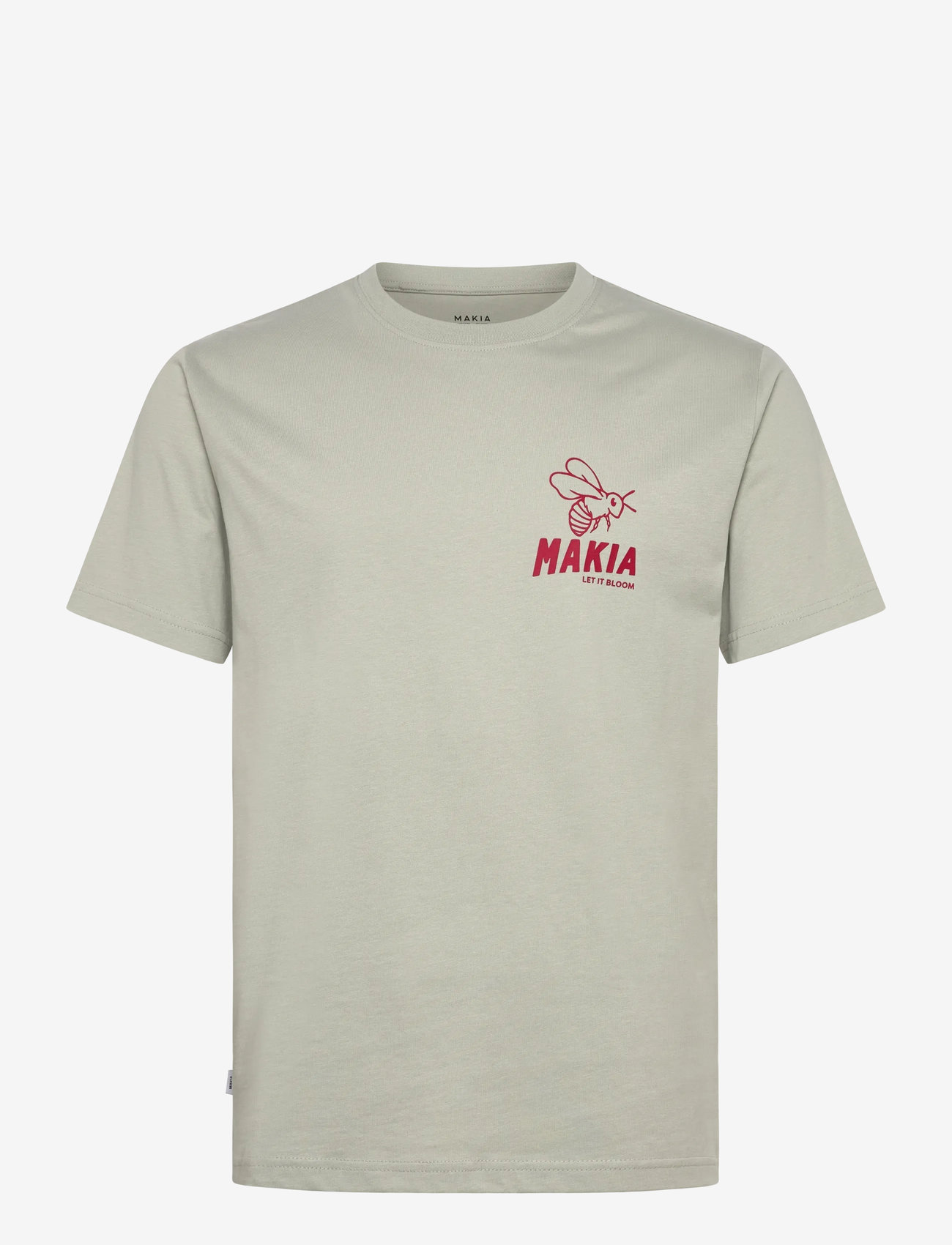 Makia - Lingon T-shirt - kortärmade t-shirts - sage - 0