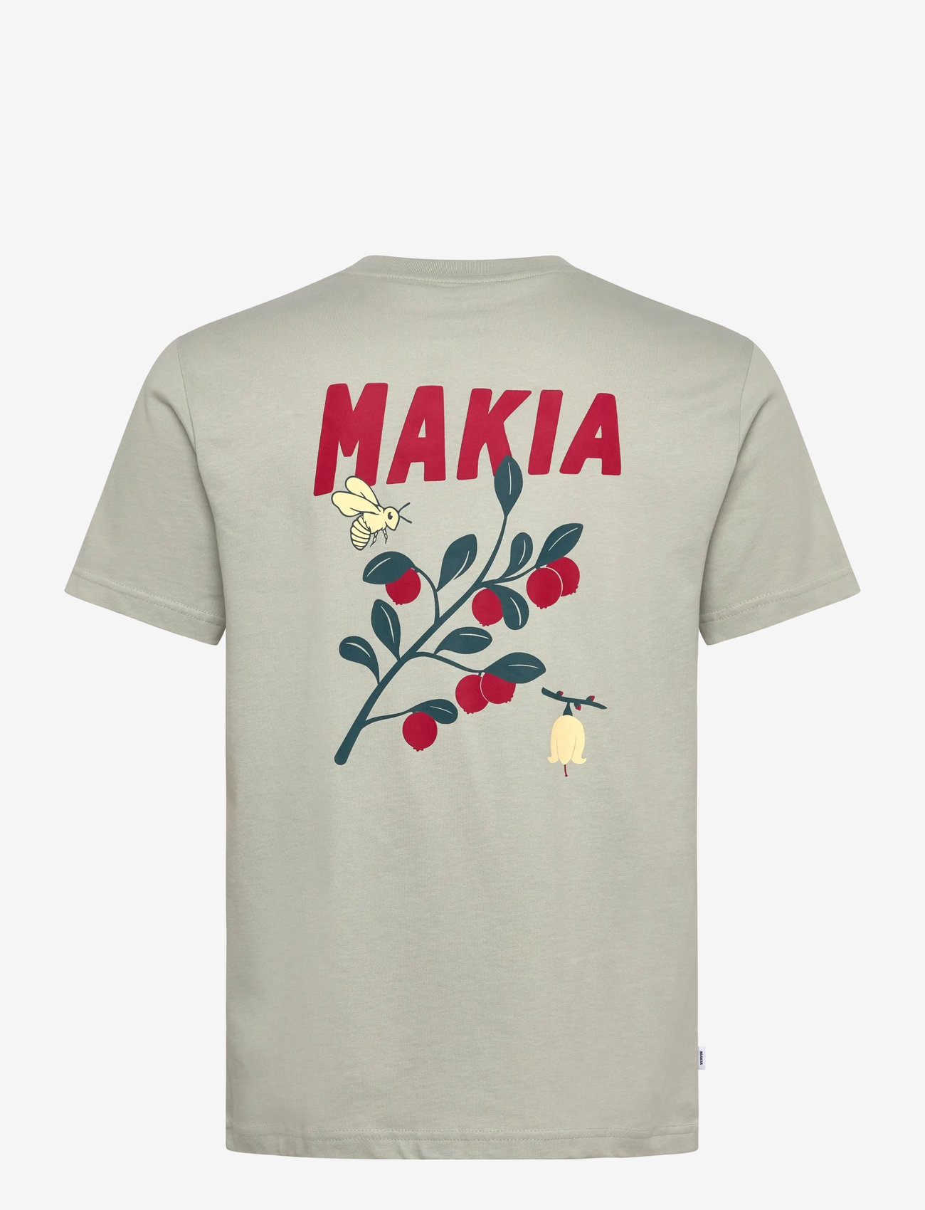 Makia - Lingon T-shirt - kortärmade t-shirts - sage - 1