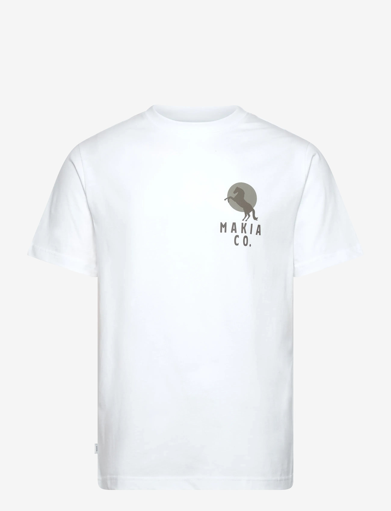 Makia - Rearing T-shirt - kortærmede t-shirts - white - 0
