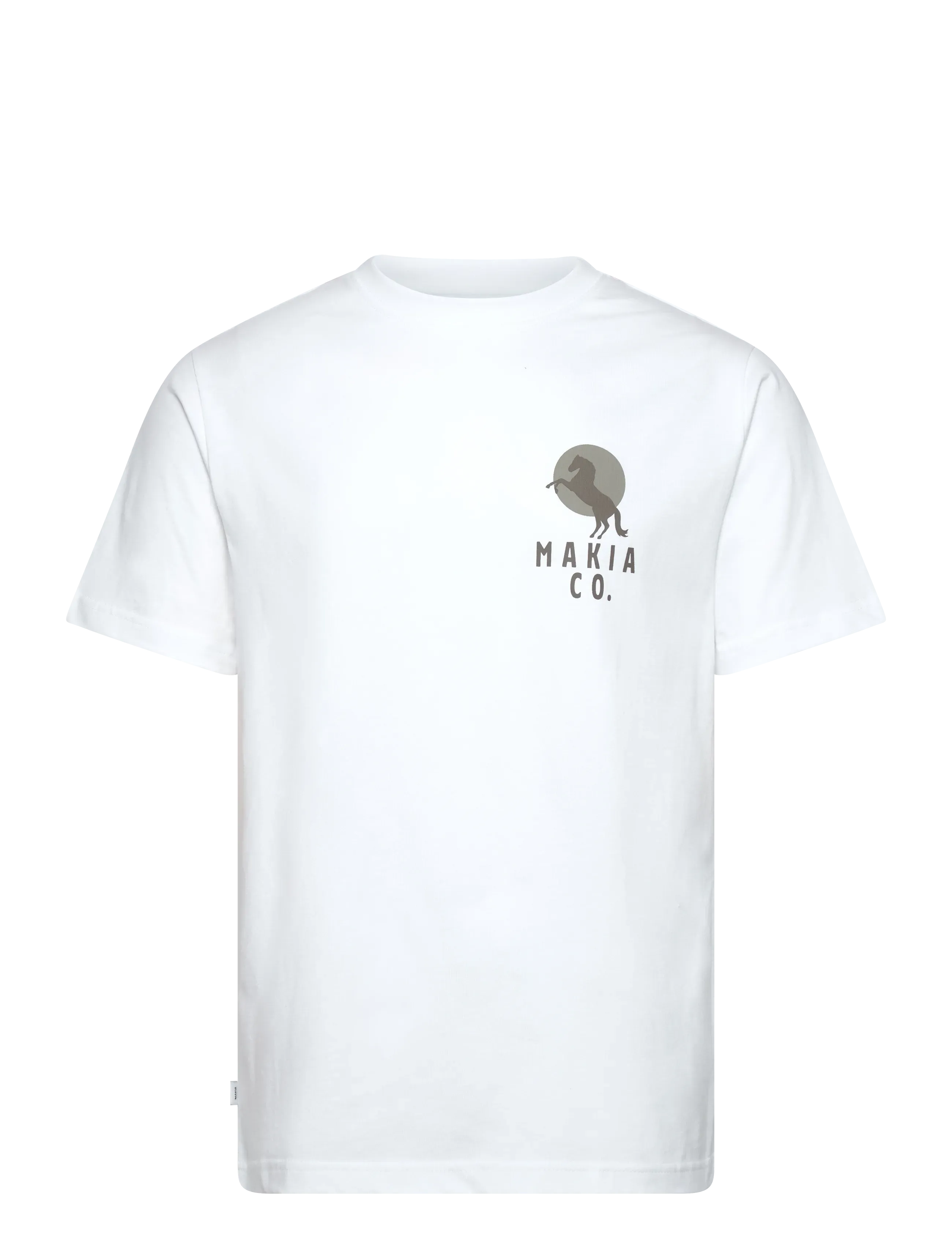 Makia Rearing T-shirt - Makia - WHITE / white