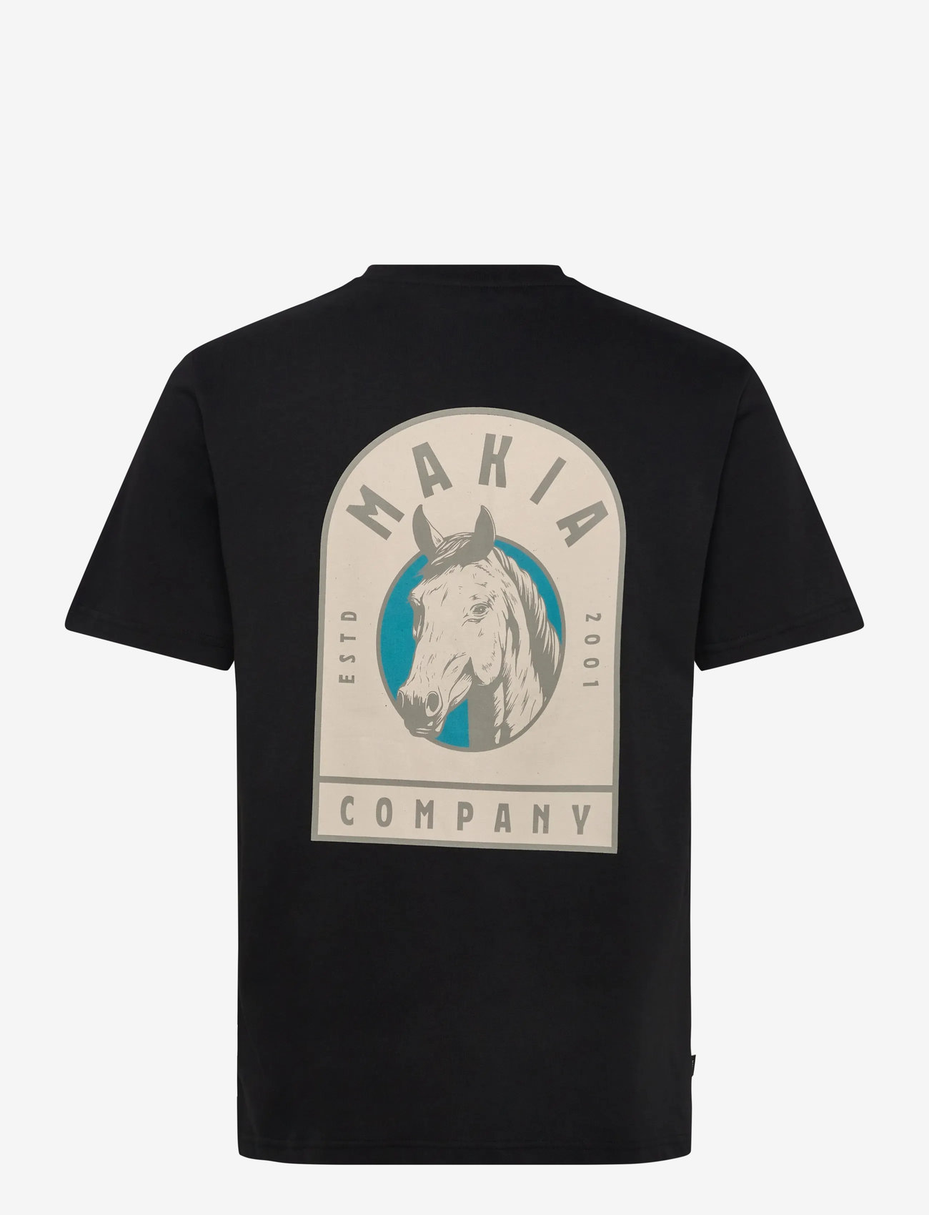 Makia - Finskt T-shirt - kortärmade t-shirts - black - 1
