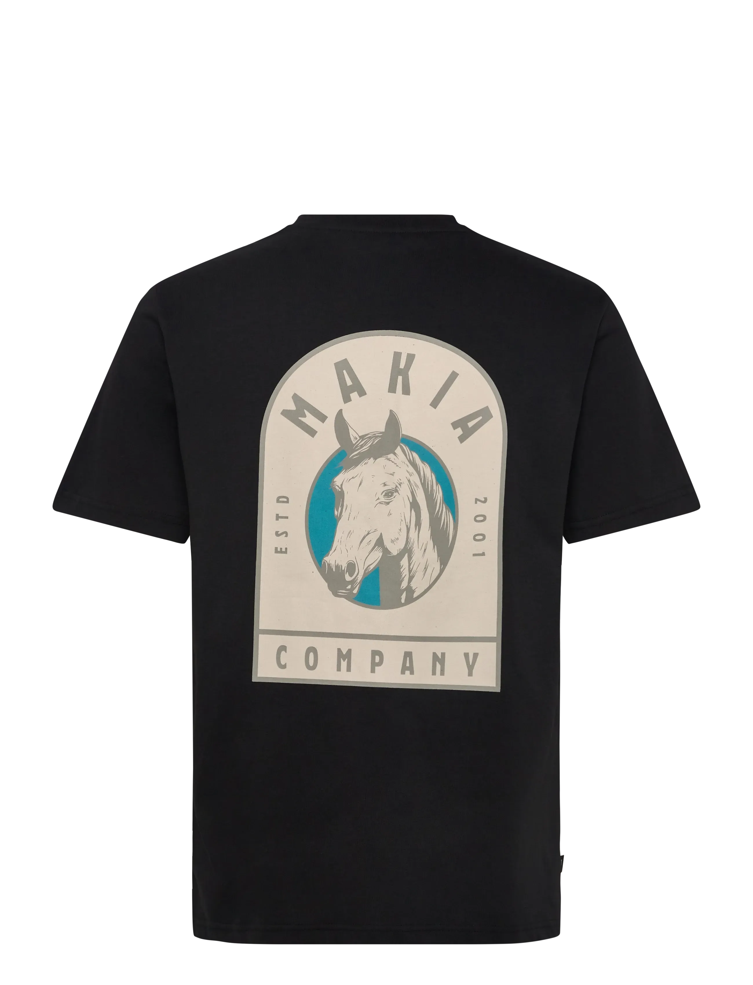 Makia - Finskt T-shirt - t-shirts - black - 1
