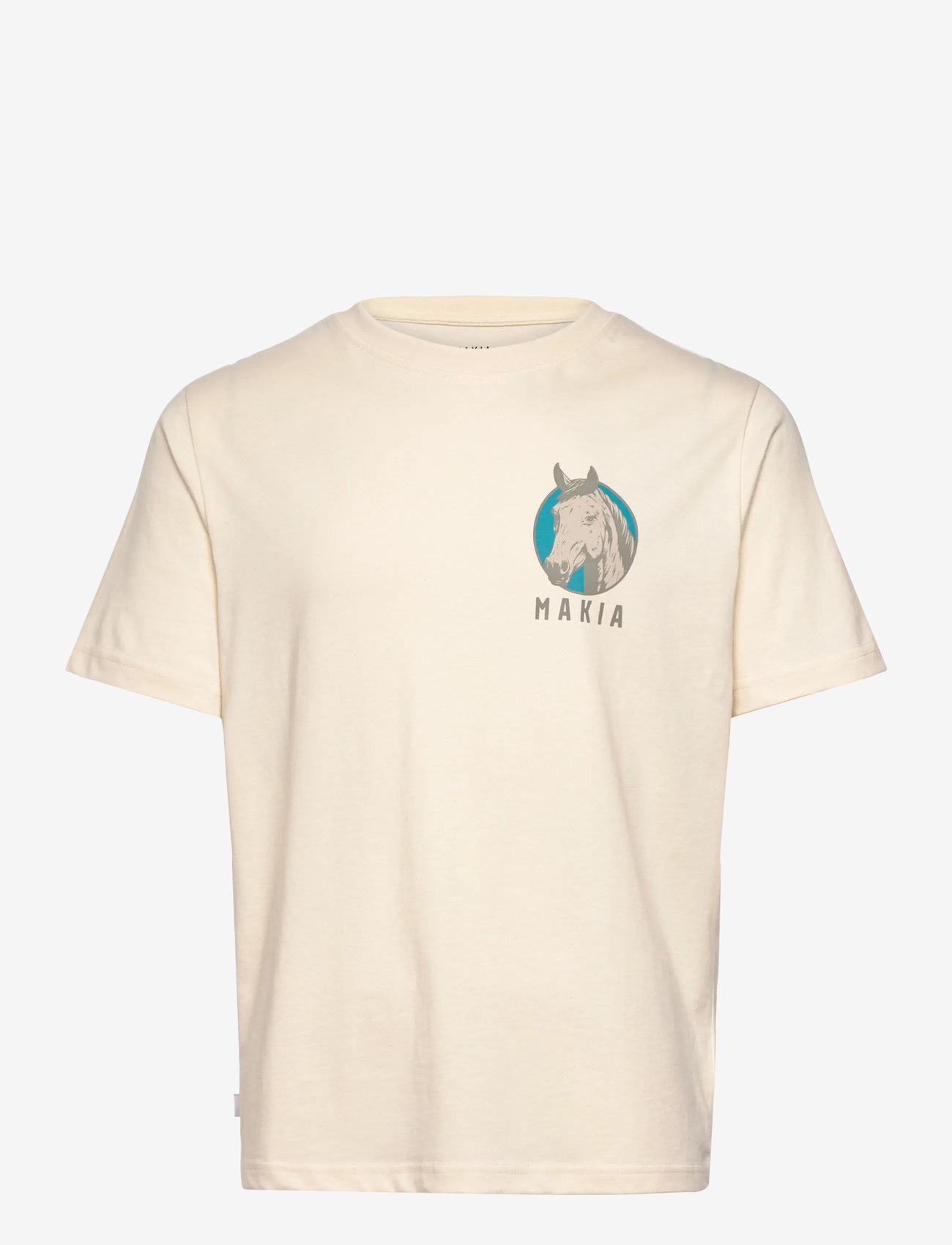 Makia - Finskt T-shirt - kortærmede t-shirts - natural white - 0
