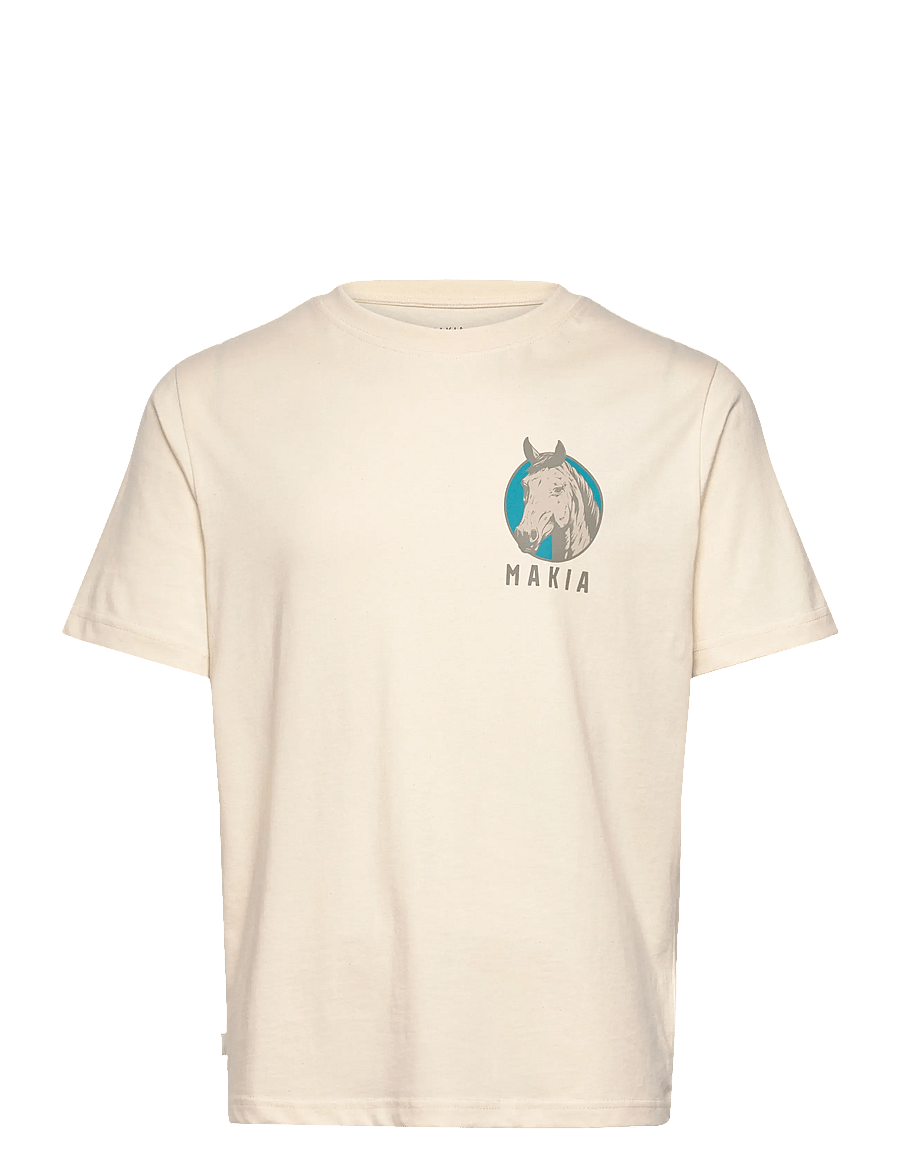 Makia - Finskt T-shirt - lühikeste varrukatega t-särgid - natural white - 0