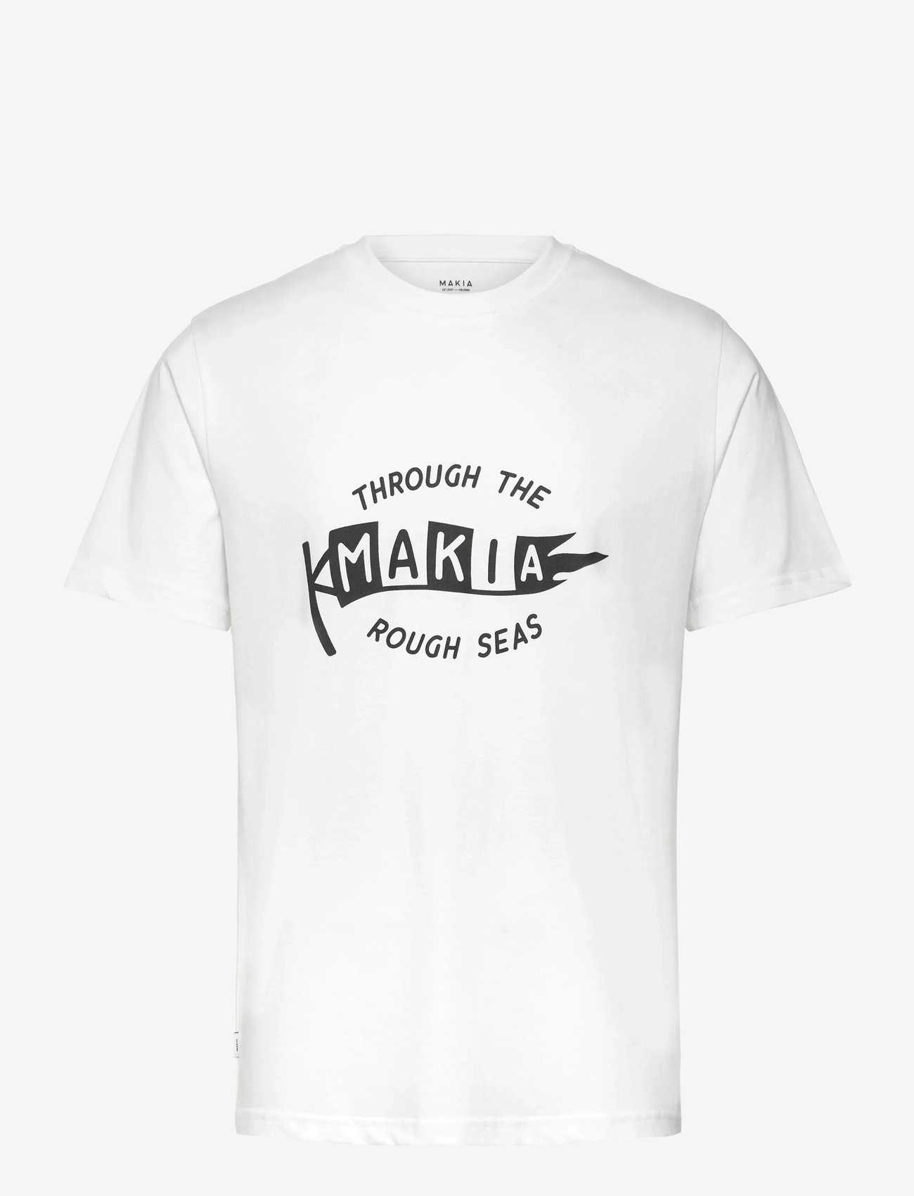 Makia - Knots T-shirt - efterårstøj - white - 0