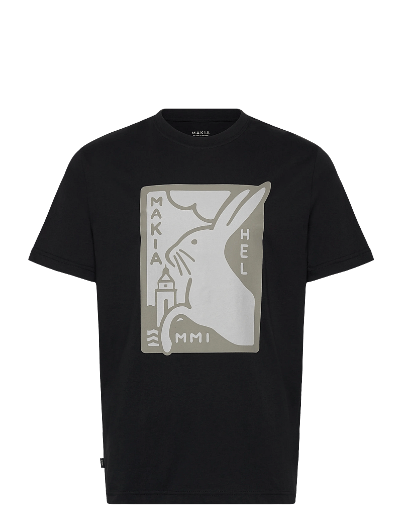 Makia - Alert T-shirt - kortärmade t-shirts - black - 0