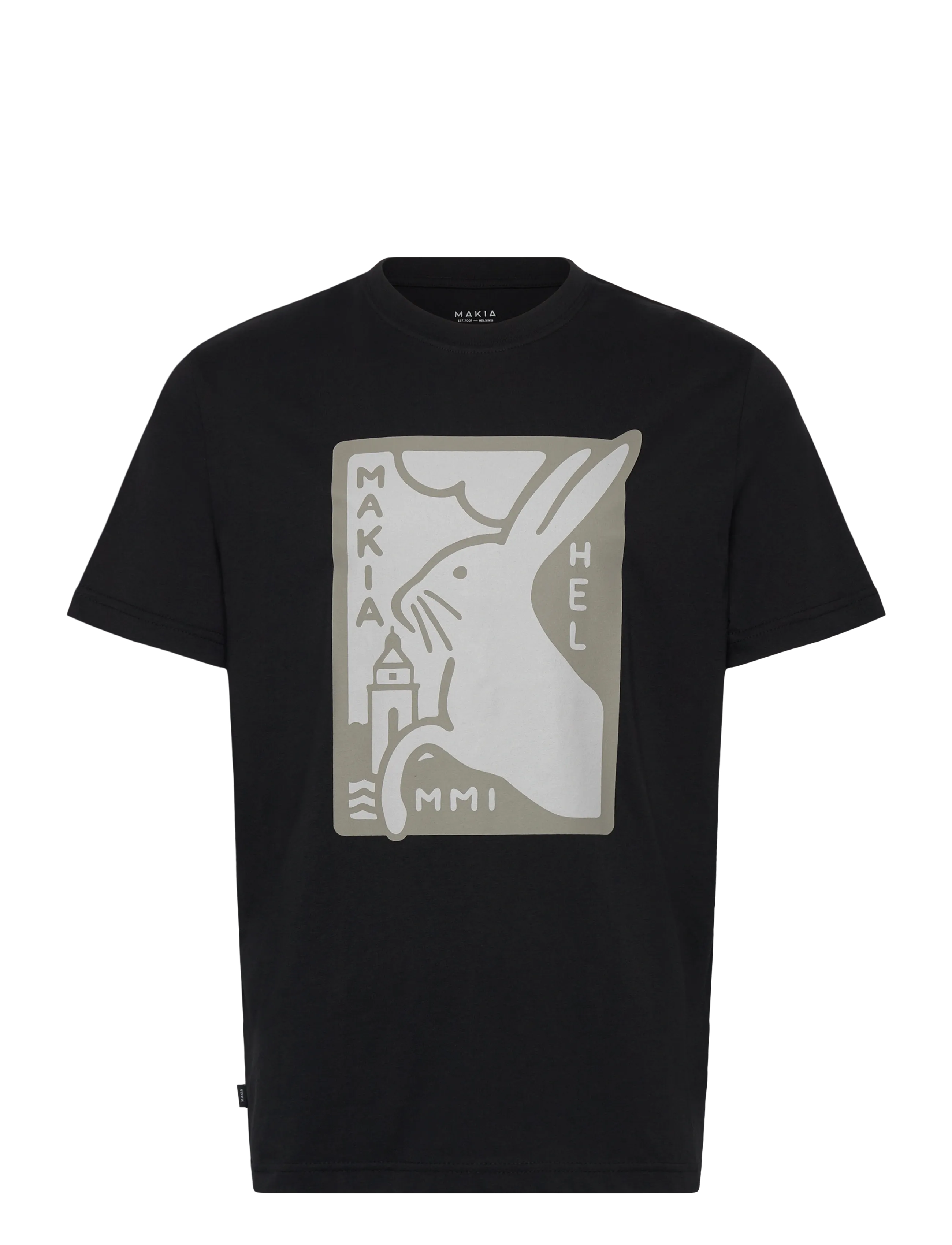 Makia Alert T-shirt - T-shirts - BLACK / black