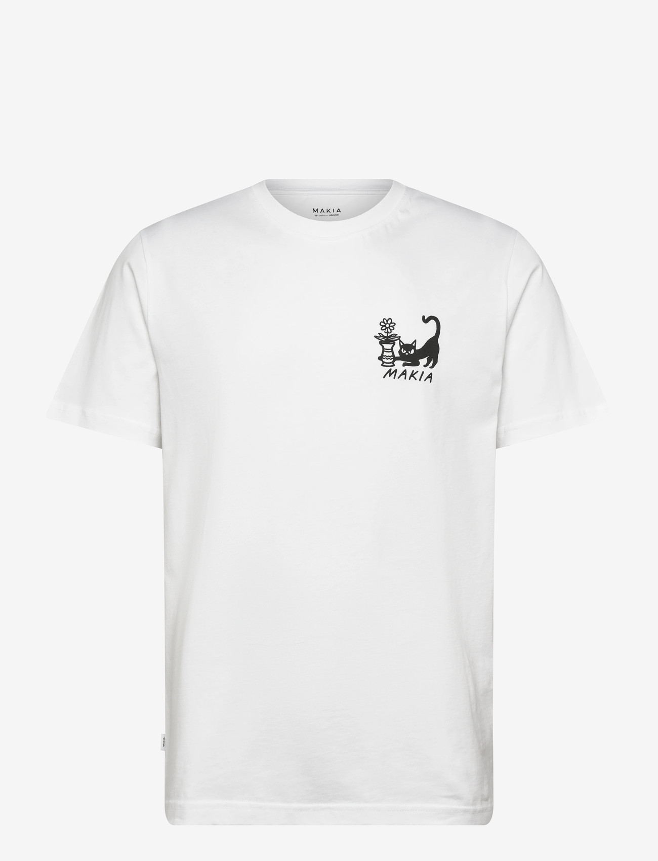 Makia - Blooming T-shirt - kurzärmelig - white - 0