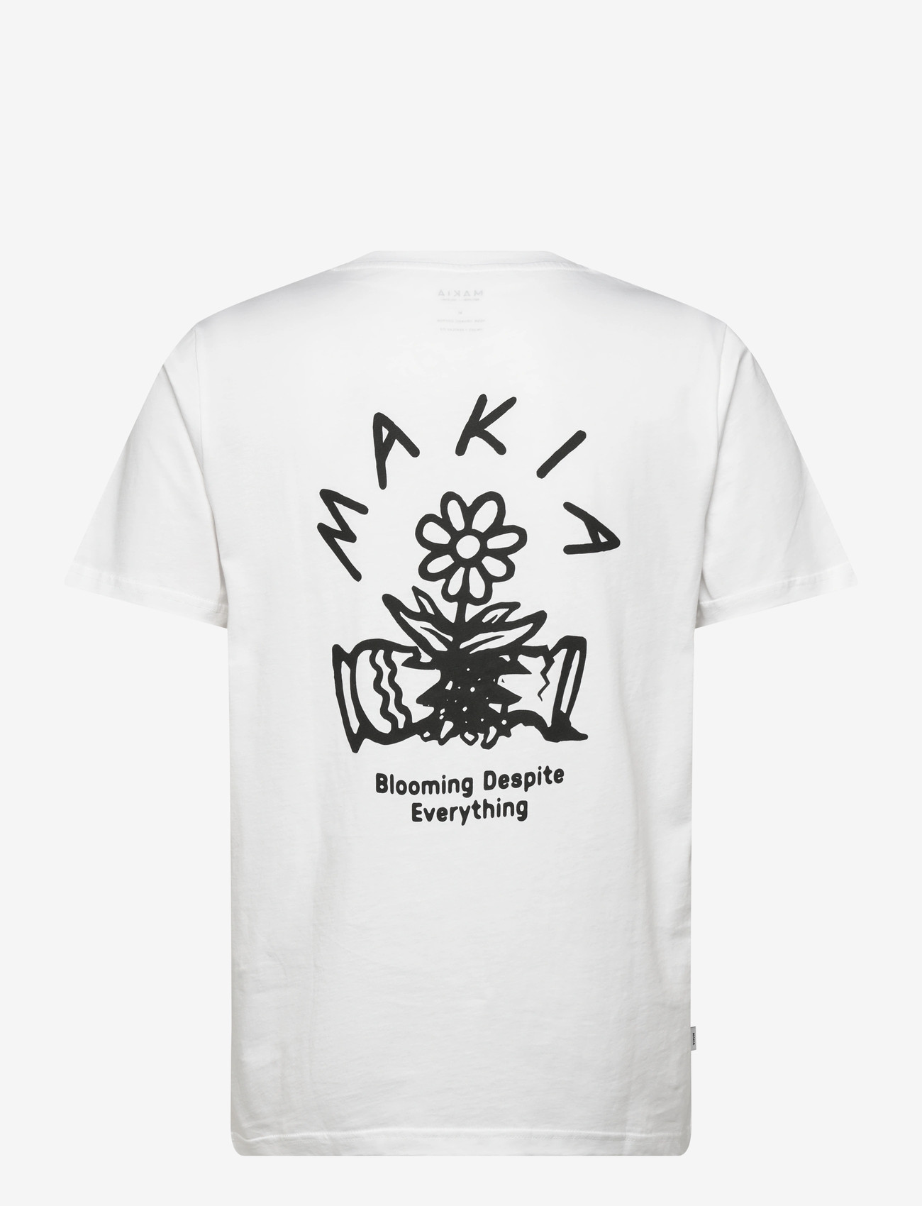 Makia - Blooming T-shirt - kurzärmelig - white - 1