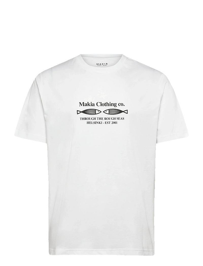 Makia - Fiskari T-Shirt - kurzärmelig - white - 0