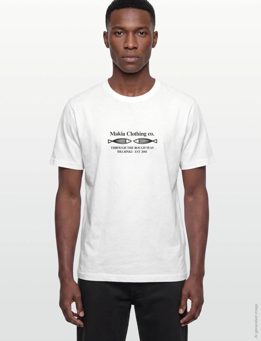 Makia - Fiskari T-Shirt - t-shirts à manches courtes - white - 3