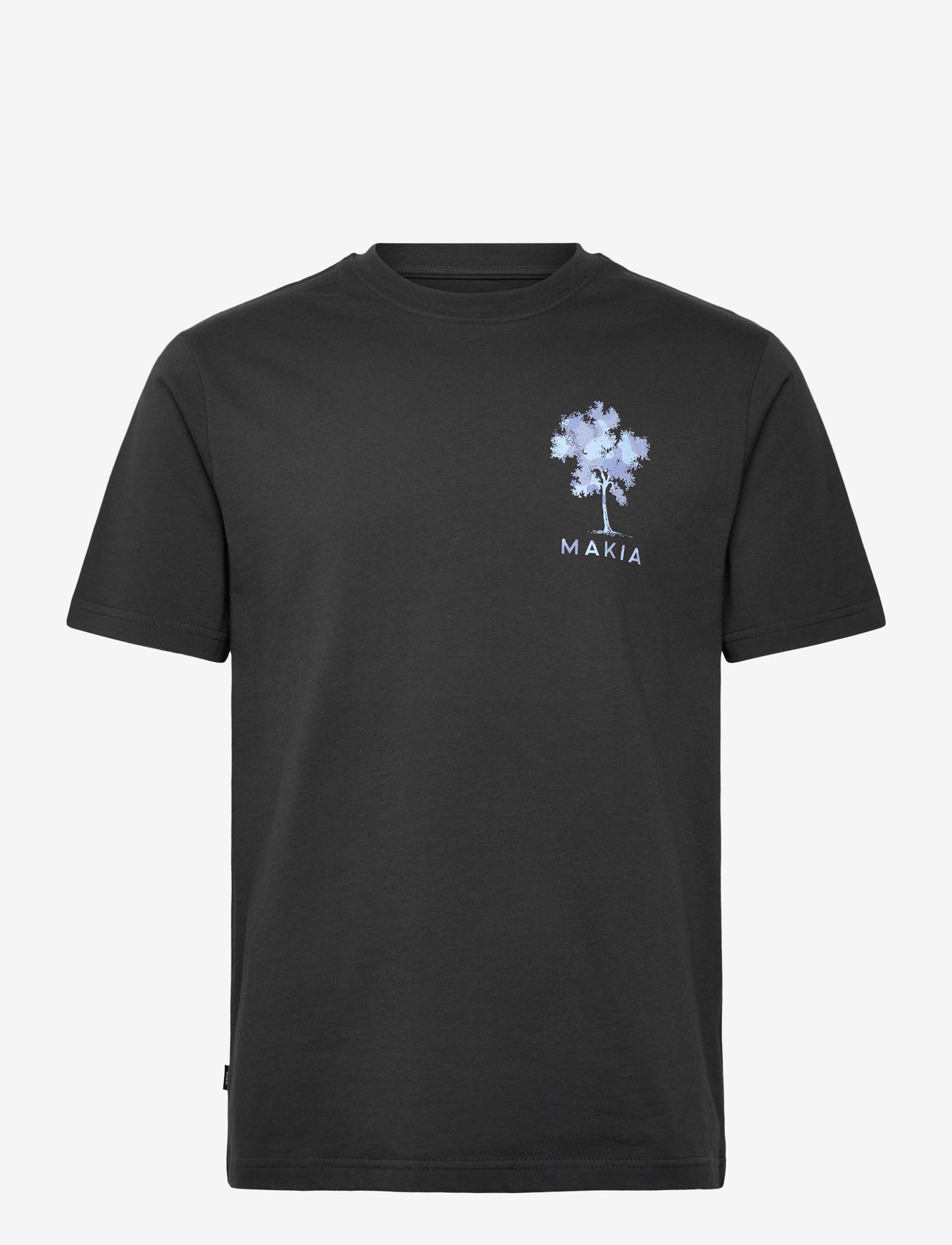 Makia - Elements T-shirt - kurzärmelig - carbon black - 0