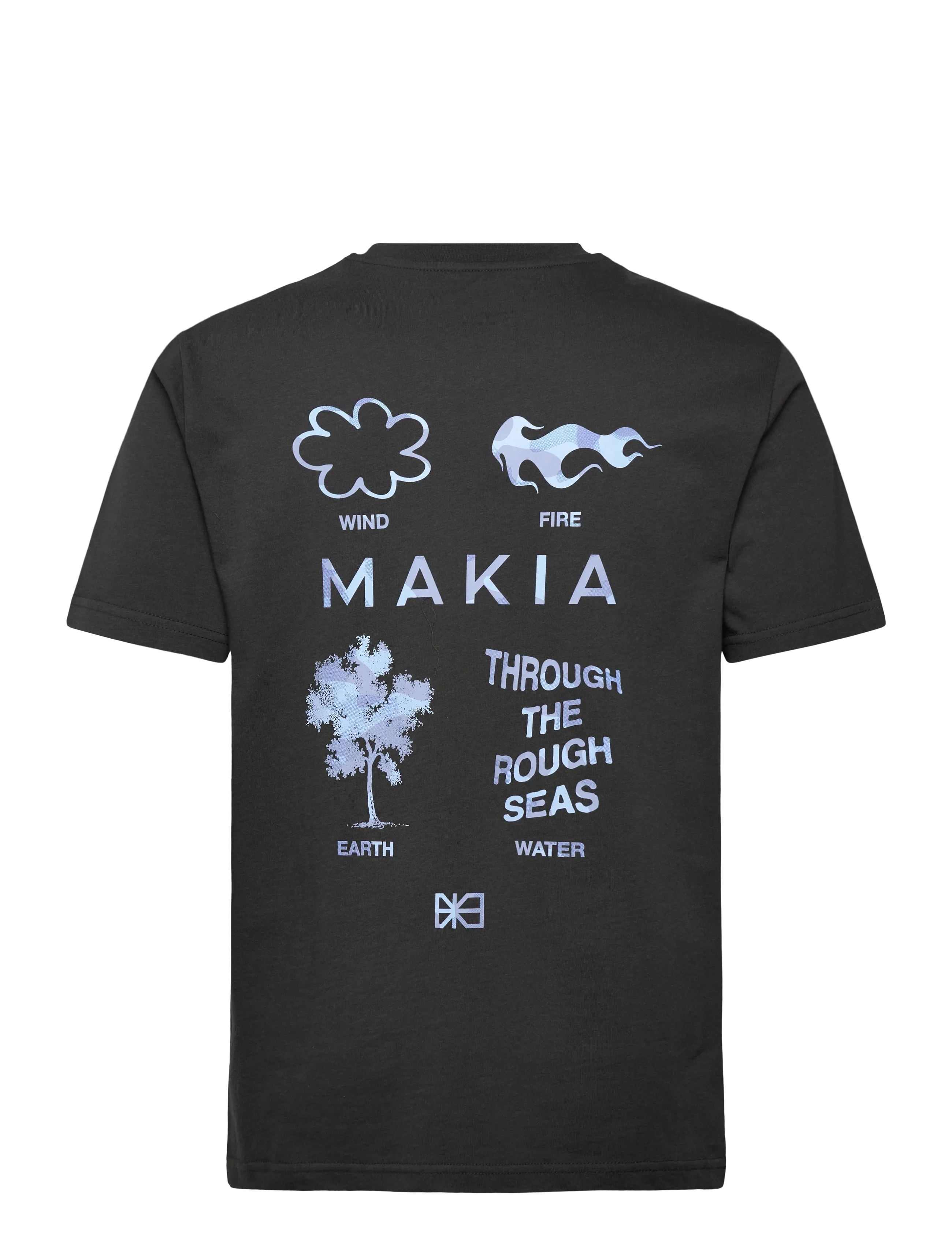 Makia - Elements T-shirt - laveste priser - carbon black - 2