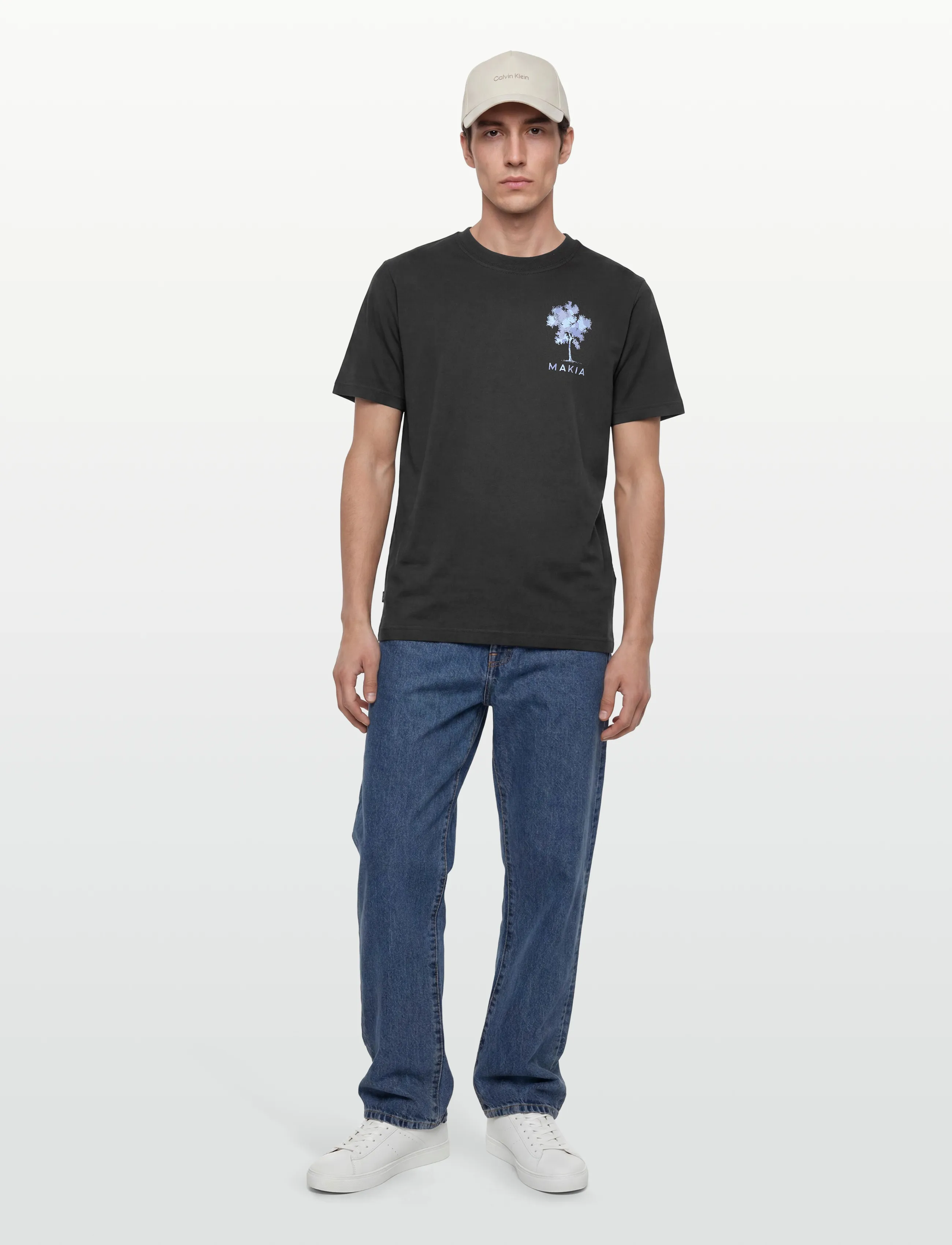 Makia Elements T-Shirt, M, Black, T-Shirts > Kortærmede, Herre