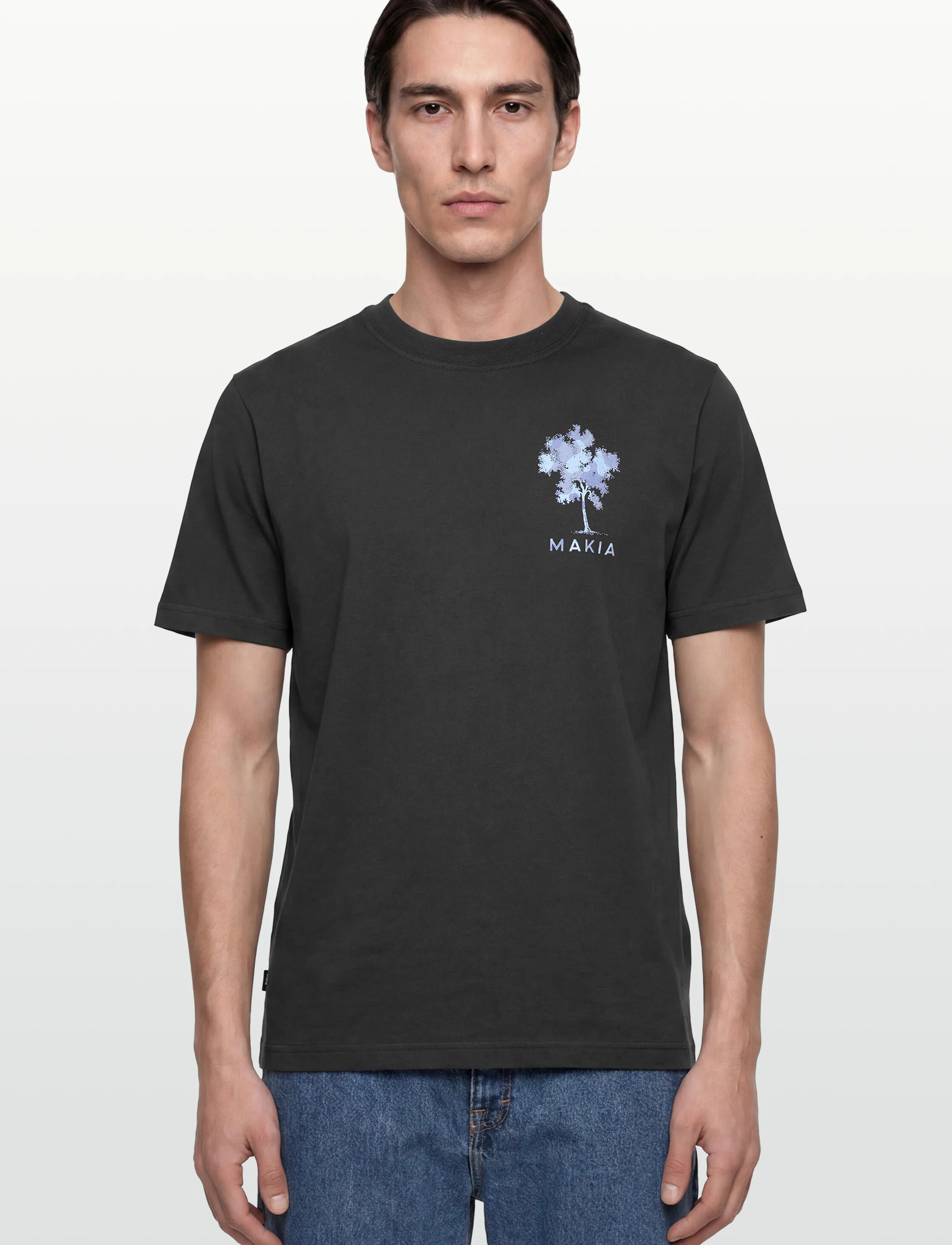 Makia - Elements T-shirt - laveste priser - carbon black - 3