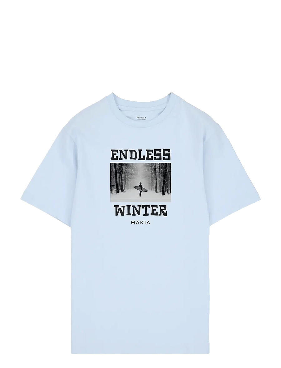 Makia - Endless T-shirt - kortærmede t-shirts - sky blue - 1