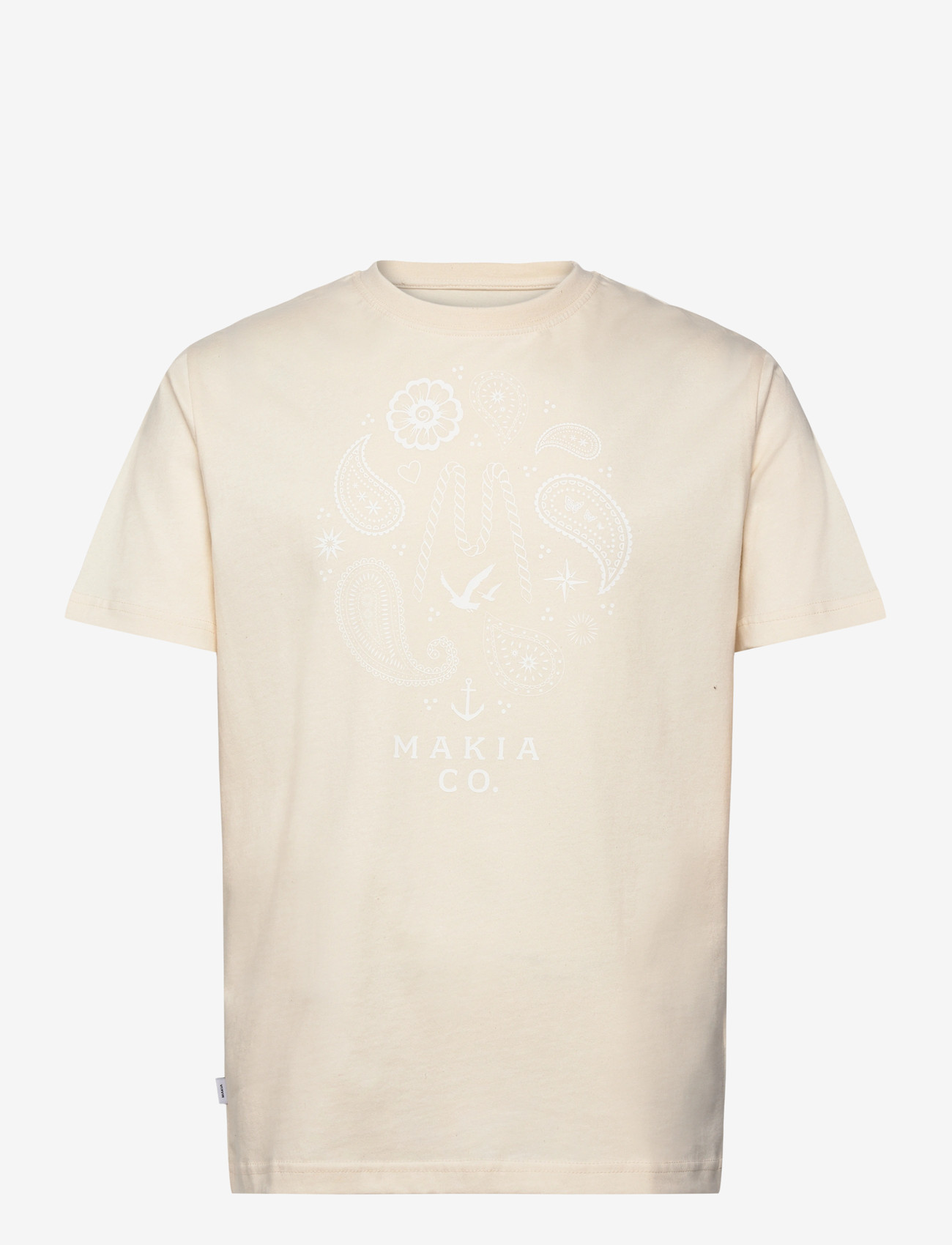 Makia - Beam T-shirt - laveste priser - off white - 1